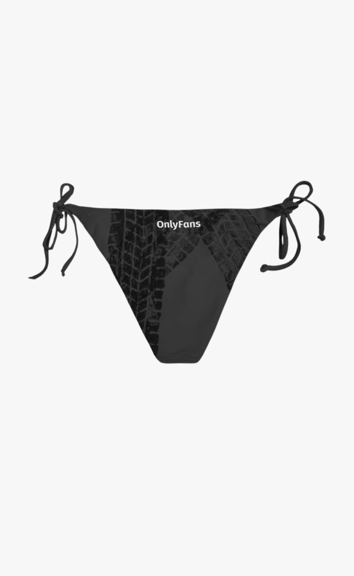 TIRE BOTTOM BLACK BIKINI