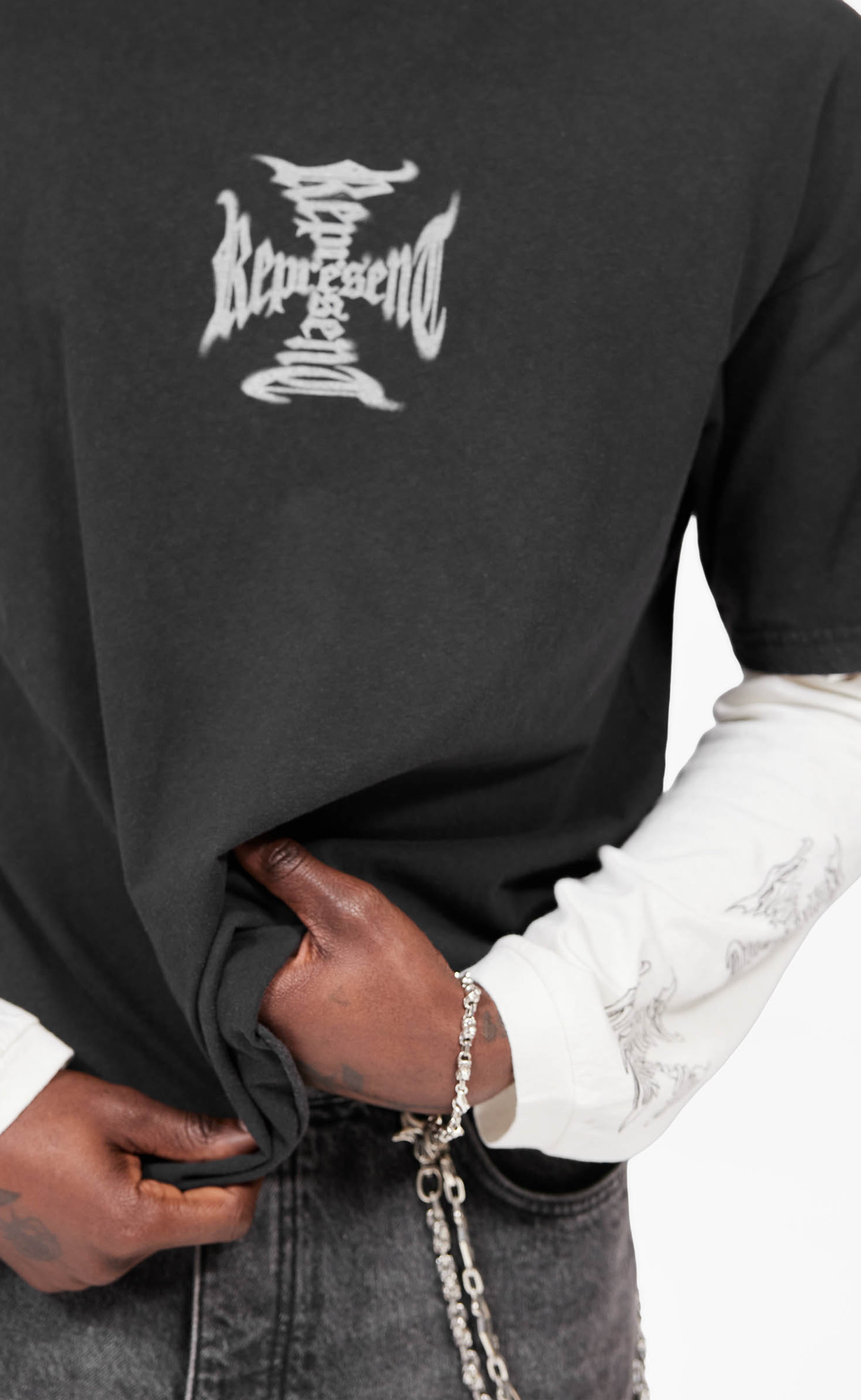 MH FADED BLACK LONGSLEEVE