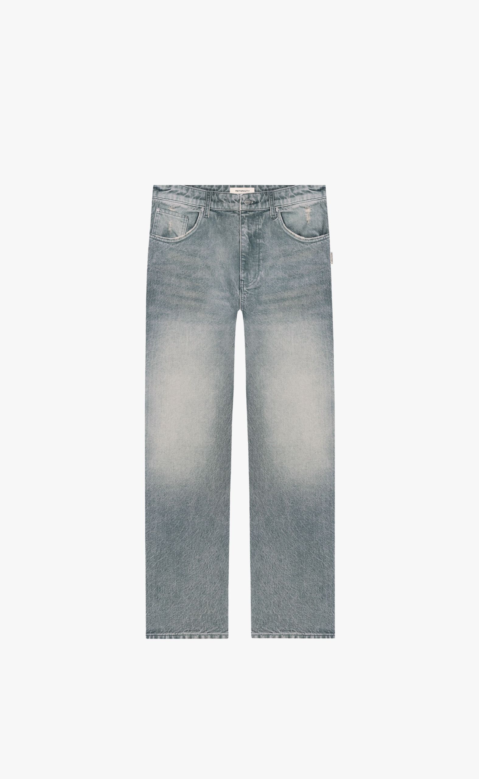 ESSENTIAL STRAIGHT FIT DENIM LIGHT BLUE PANTS
