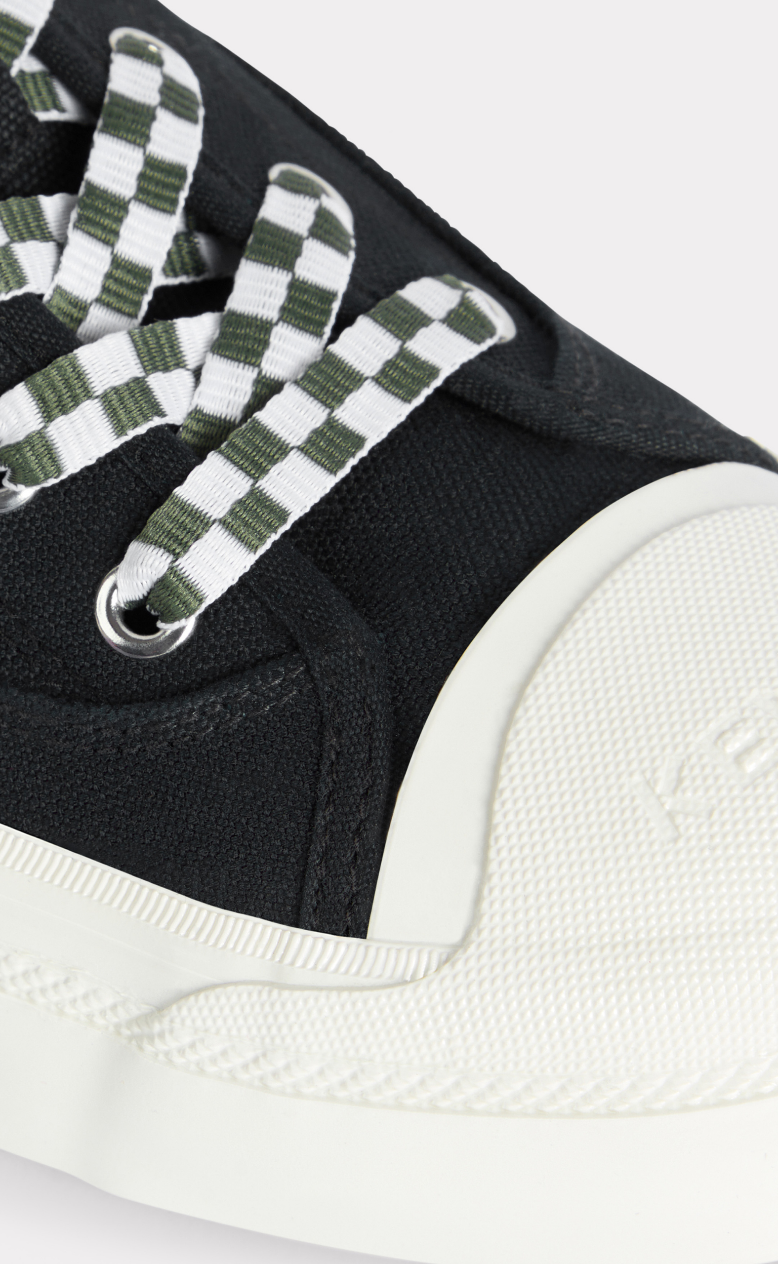 KENZO LOW TOP VULCANIZED BLACK SNEAKER