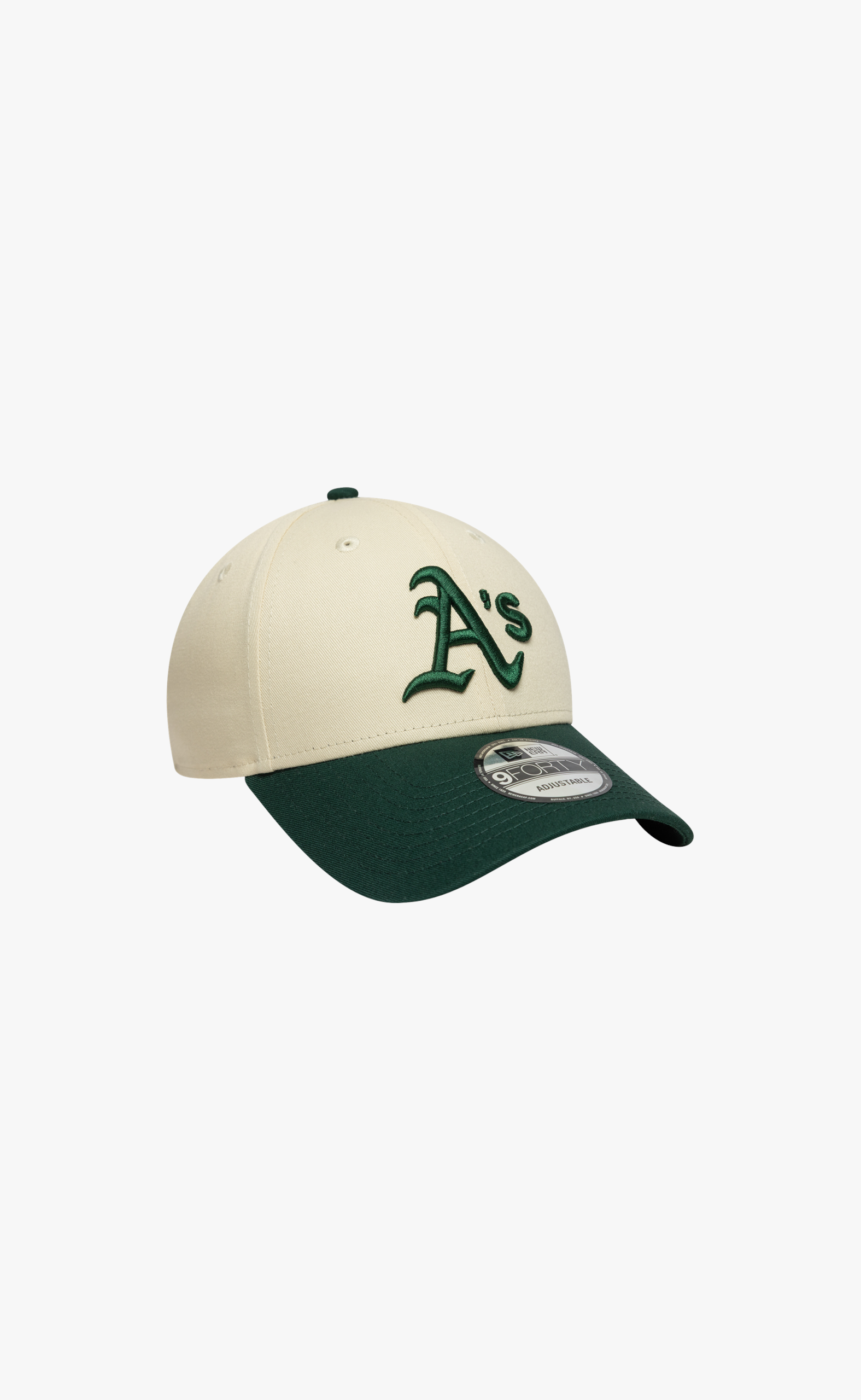 OAKLAND ATHLETICS COLOUR BLOCK 9FORTY CREAM GREEN HAT
