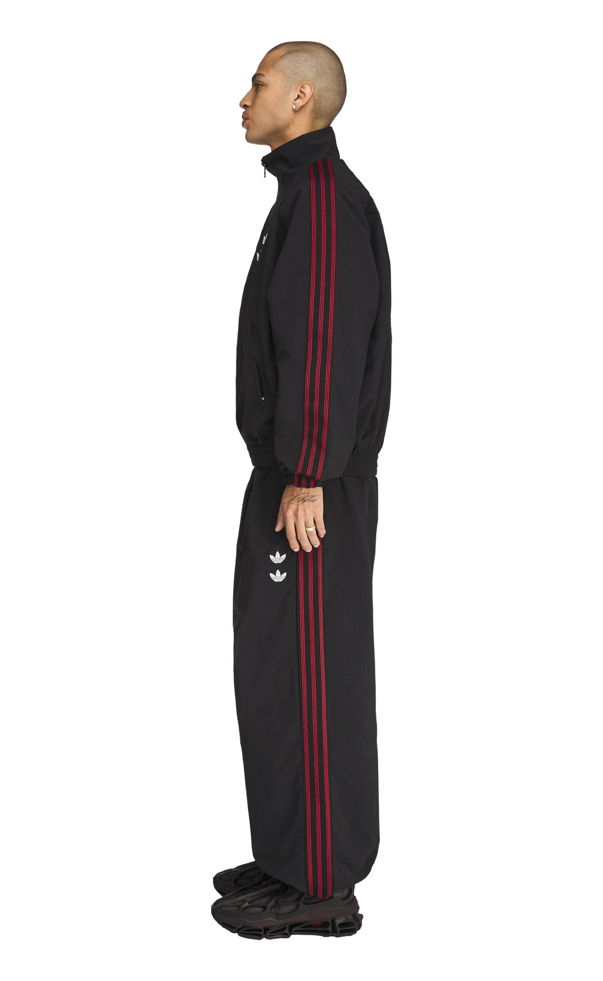 CHAVARRIA WOVEN TRACK BLACK PANT
