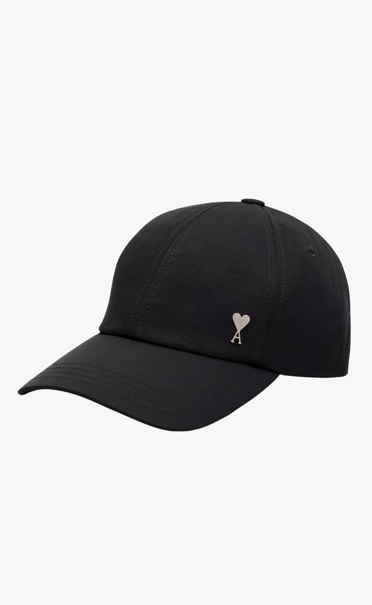 AMI DE COEUR NYLON SERGE ANTHRACITE HAT