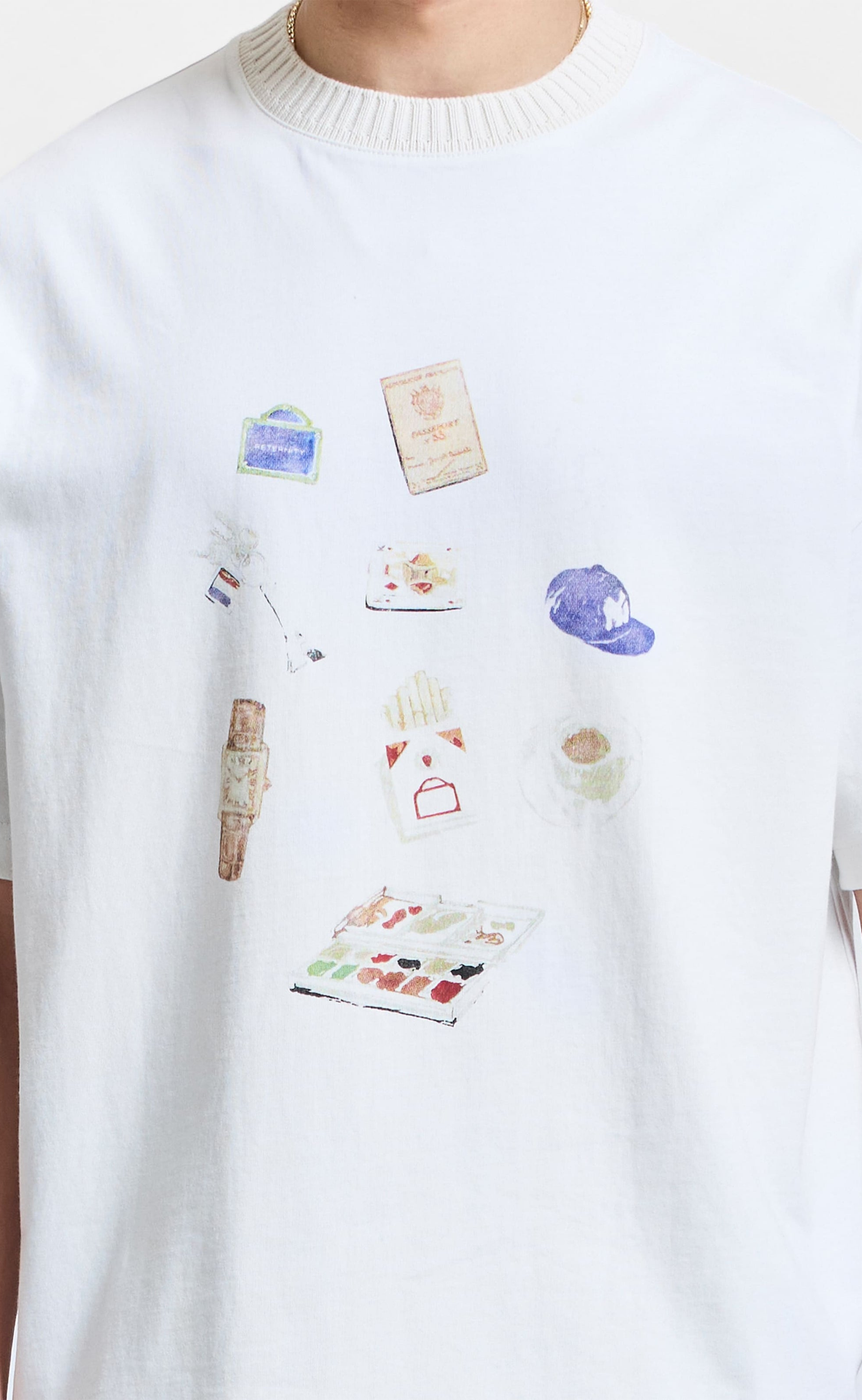 L ICONE OFF WHITE T-SHIRT