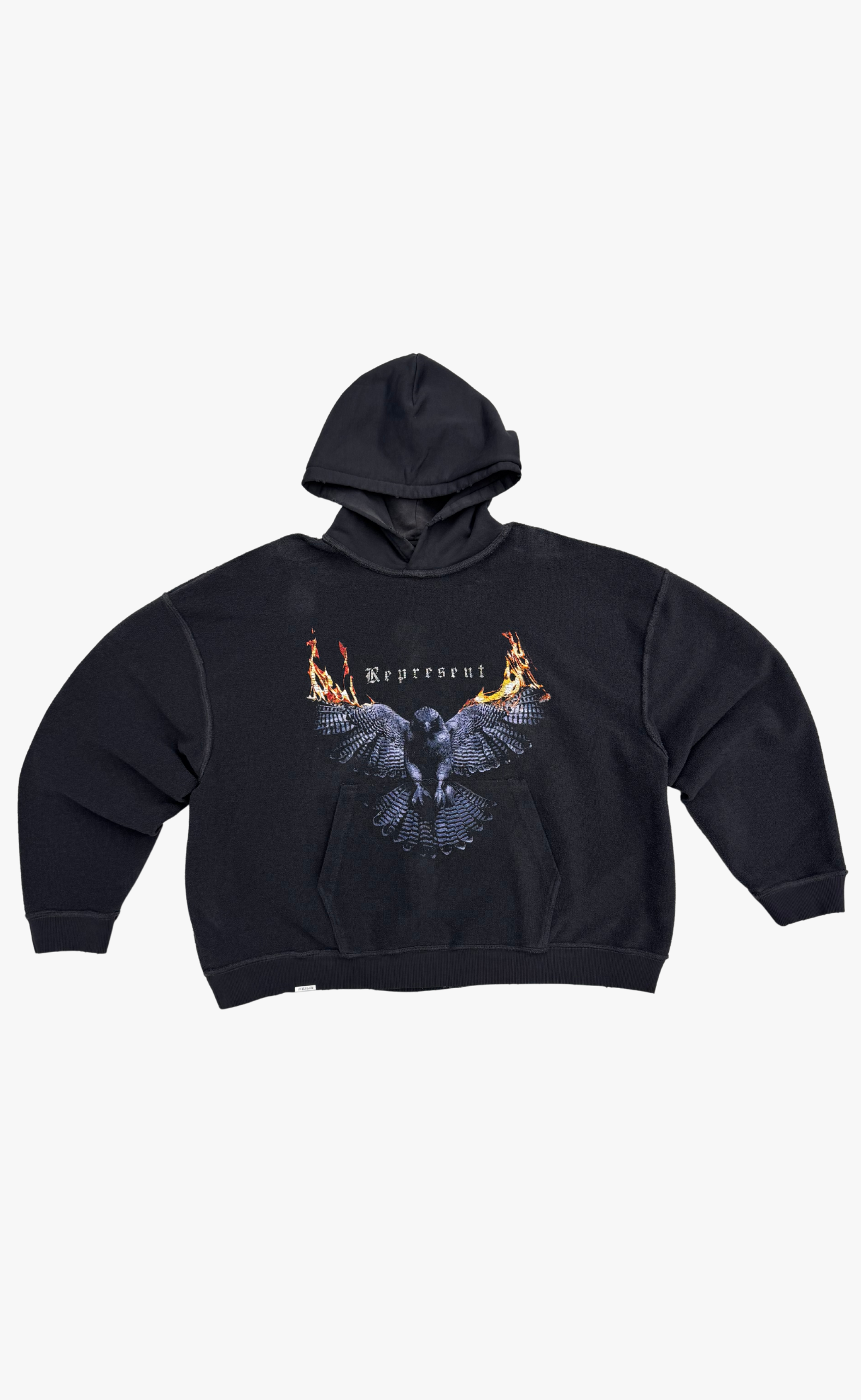 REVERSIBLE LIVING LEGACY FALCON SUN FADE GREY HOODIE