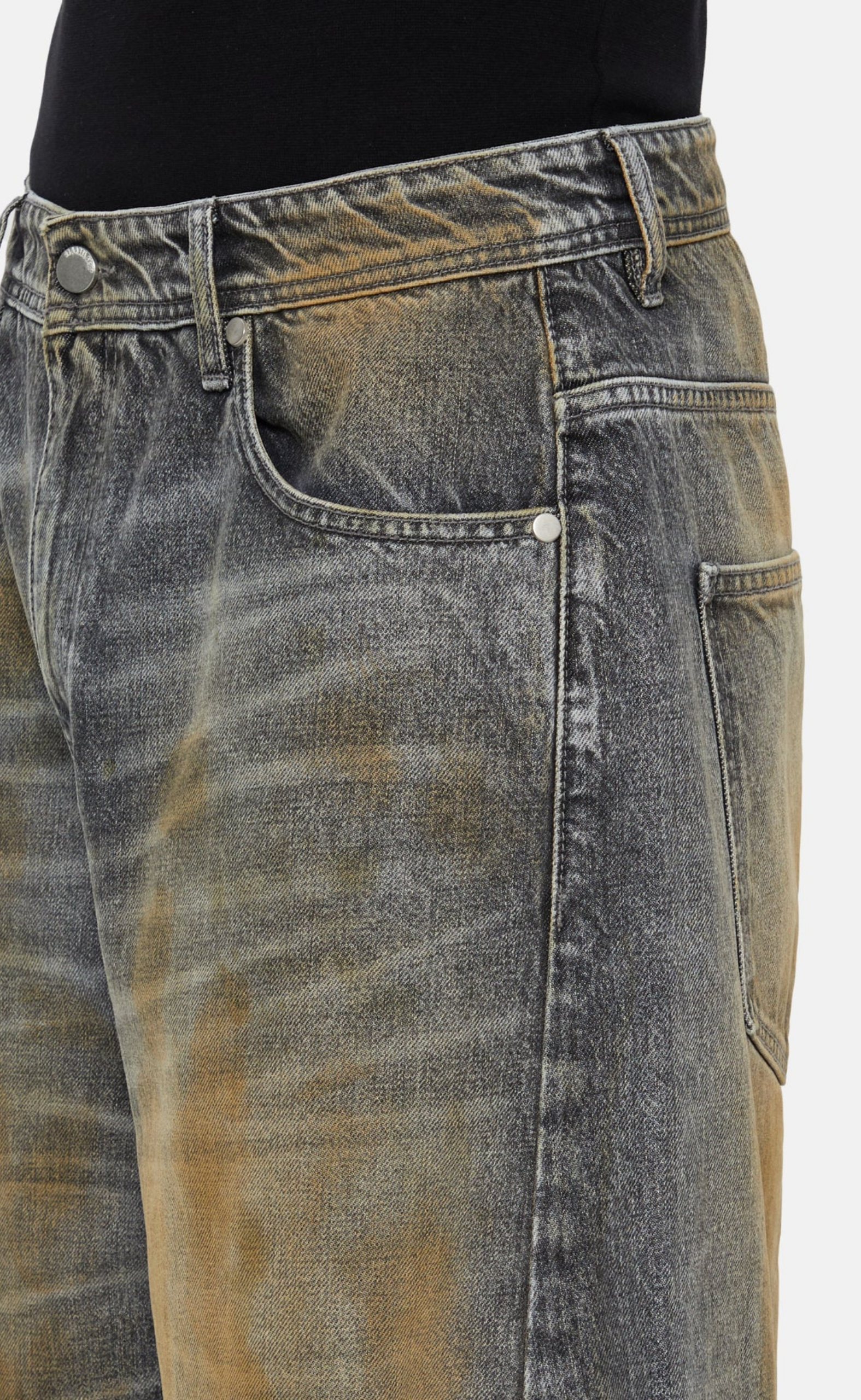 5 PKT WIDE LEG GREENCAST SHORTS