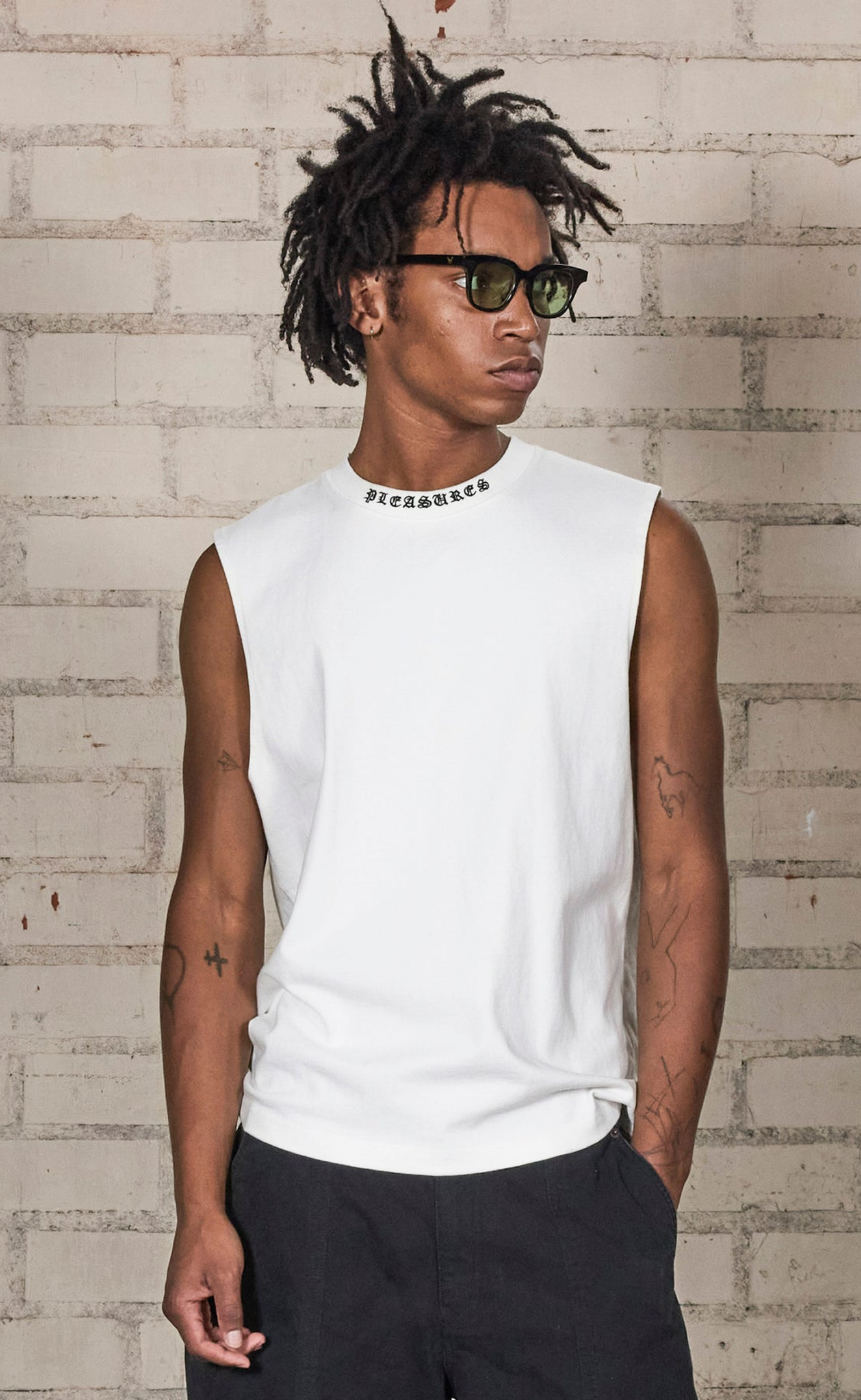 SORROW WHITE TANK TOP