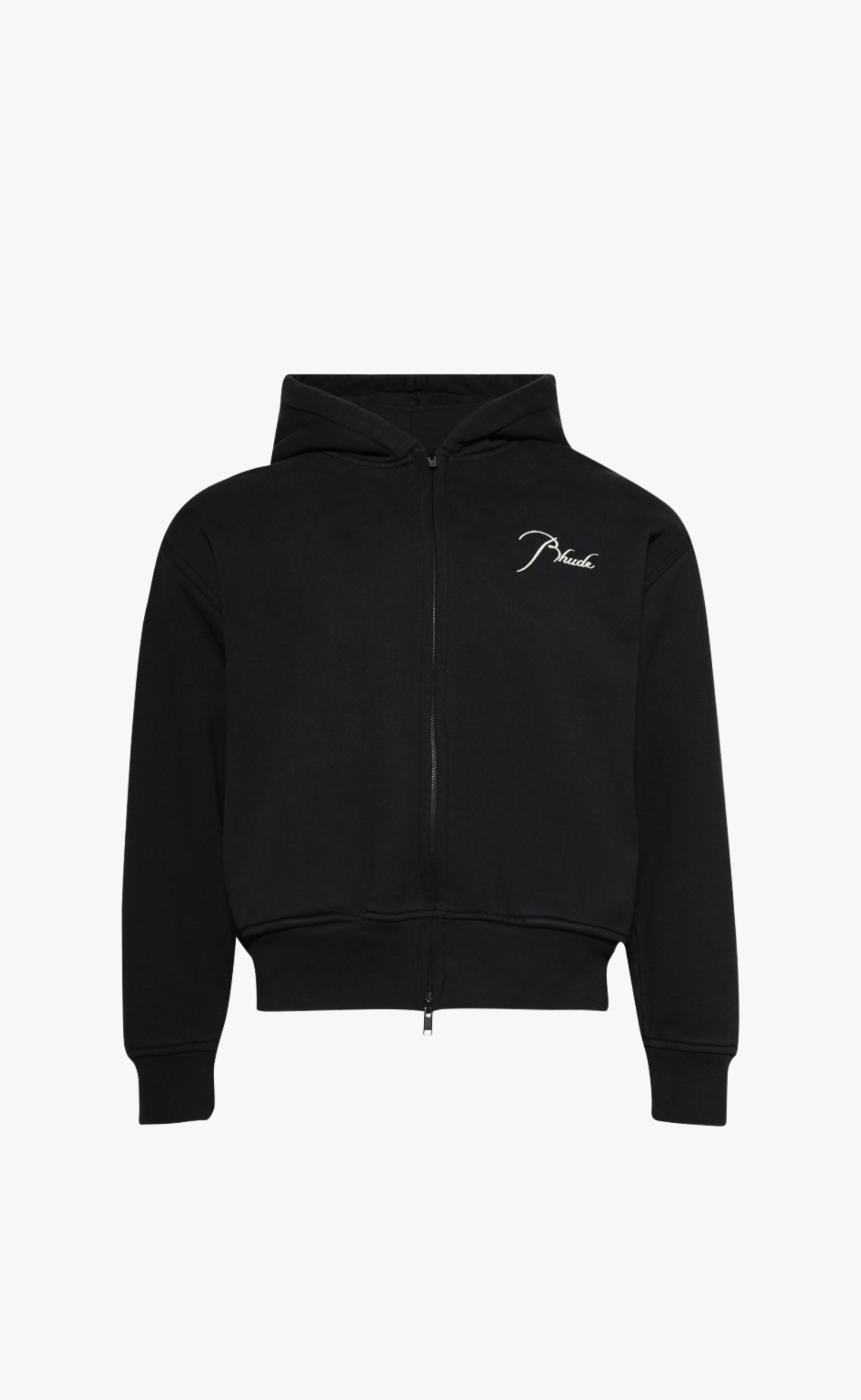 CLASSIQUE ZIP UP BLACK HOODIE