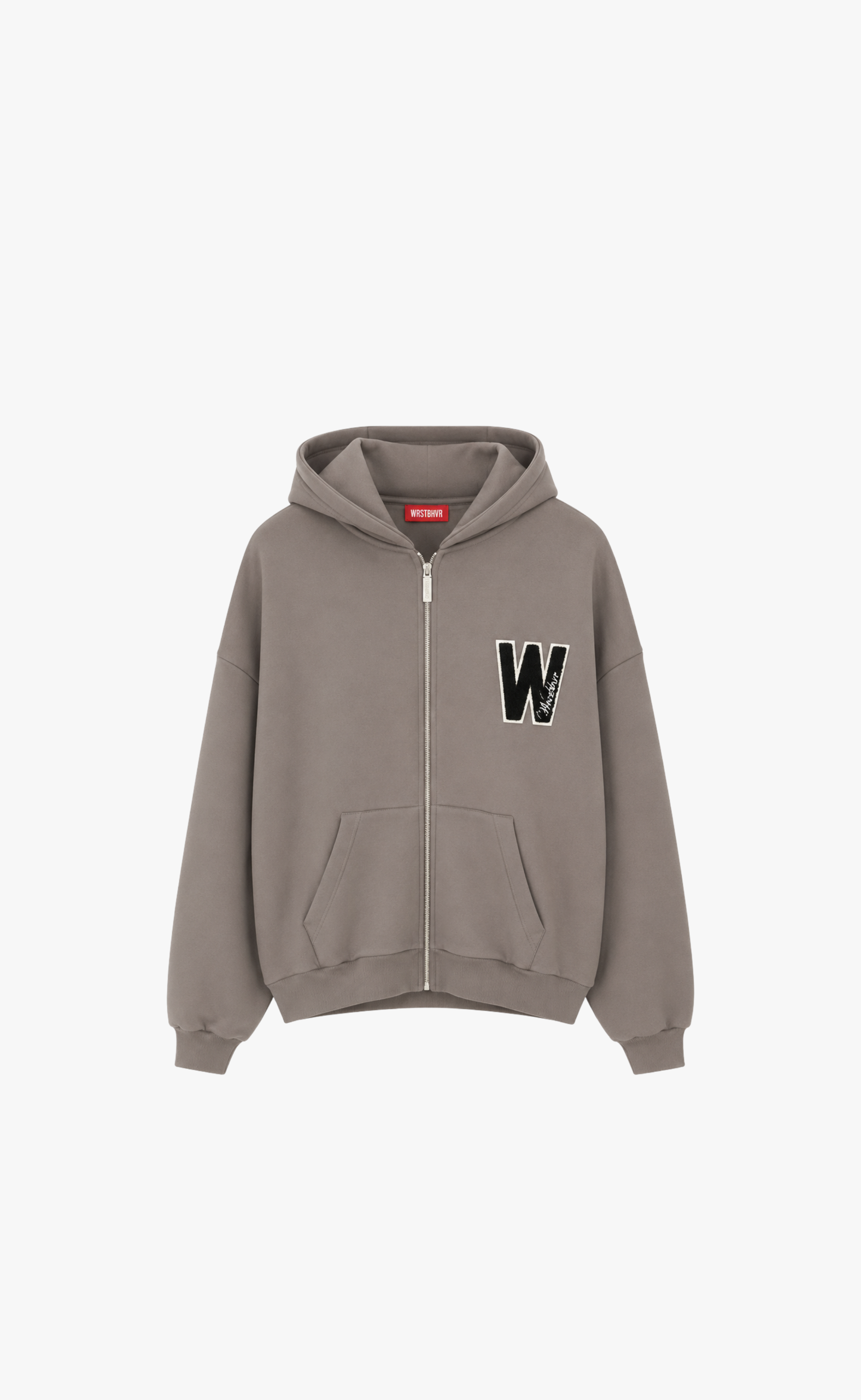MATTEO ZIP DARK GULL GRAY HOODIE