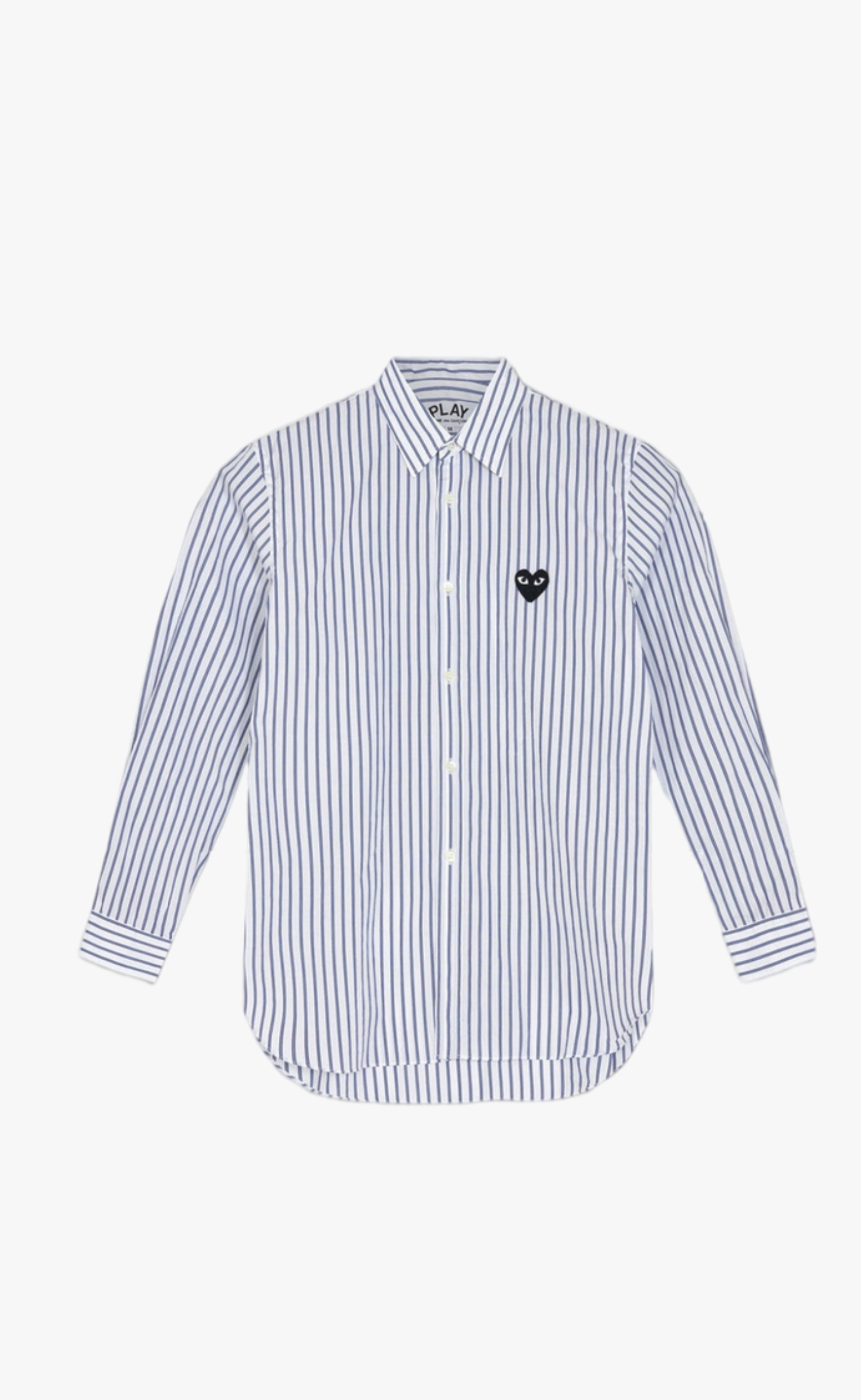 LIGHT BLUE Play Comme des GarÃ§ons Striped Shirt