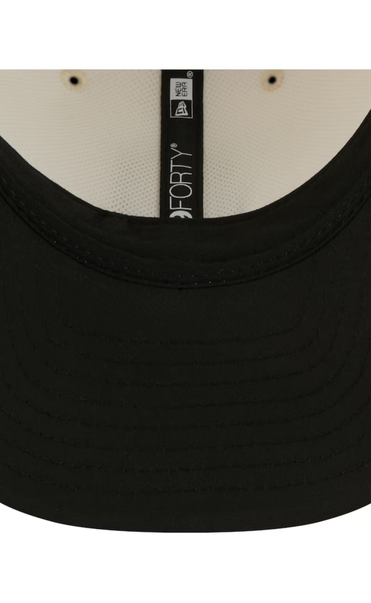 LAS VEGAS RAIDERS 9FORTY CREAM BLACK HAT