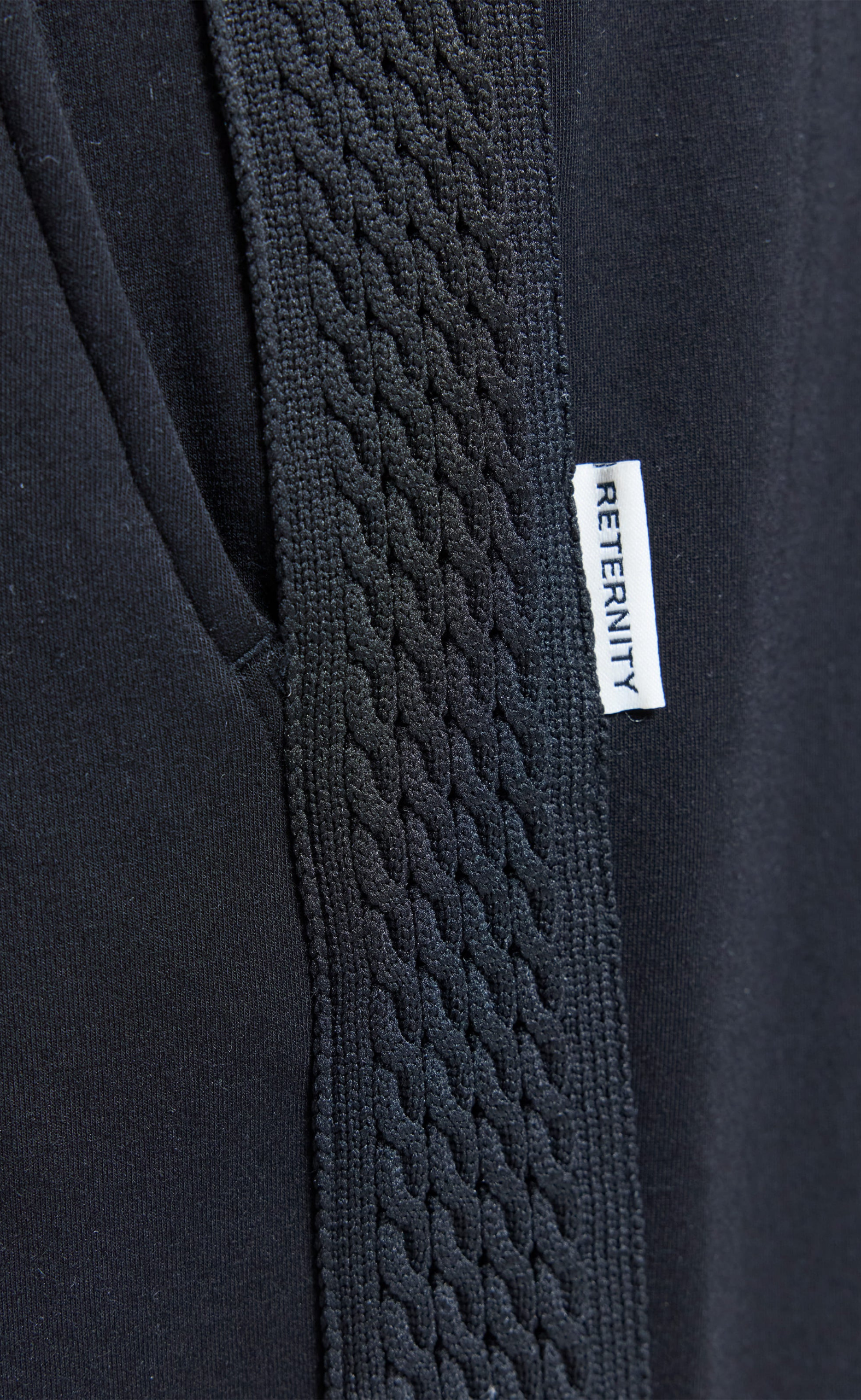 STUDIO TRACK BLACK PANTS