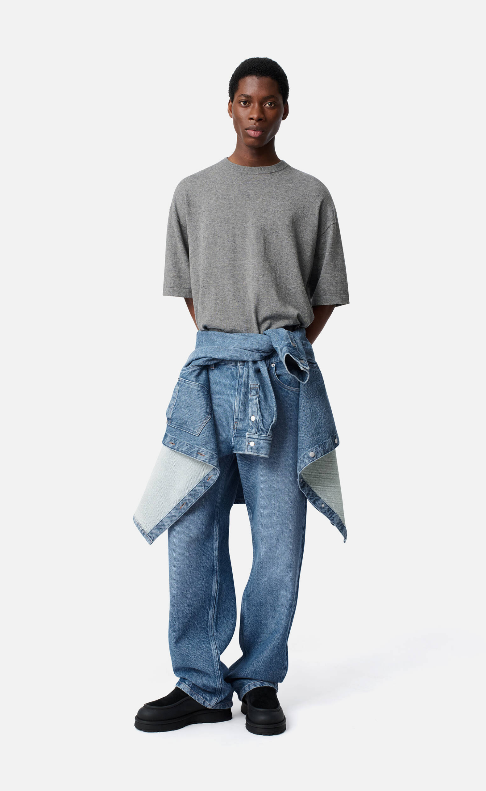 ZINE TWILL RELAXED MID BLUE JEANS