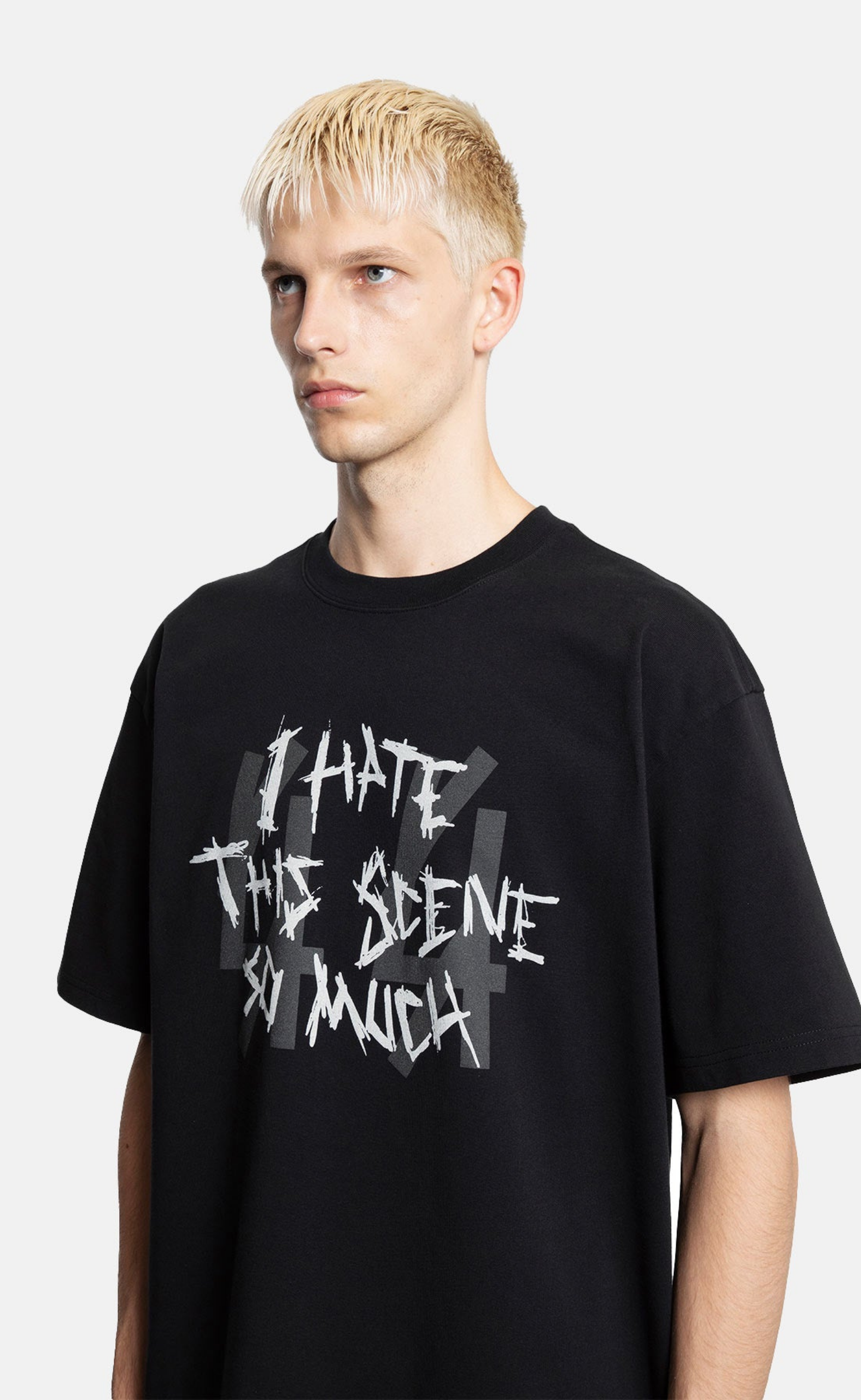 SCENE BLACK T-SHIRT