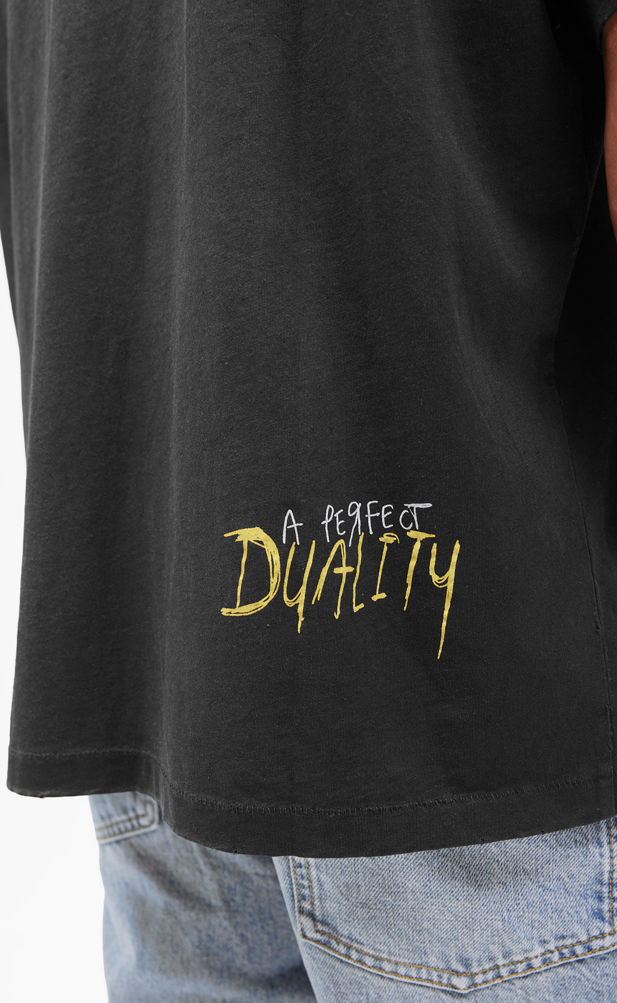 ENEMY WASHED BLACK T-SHIRT