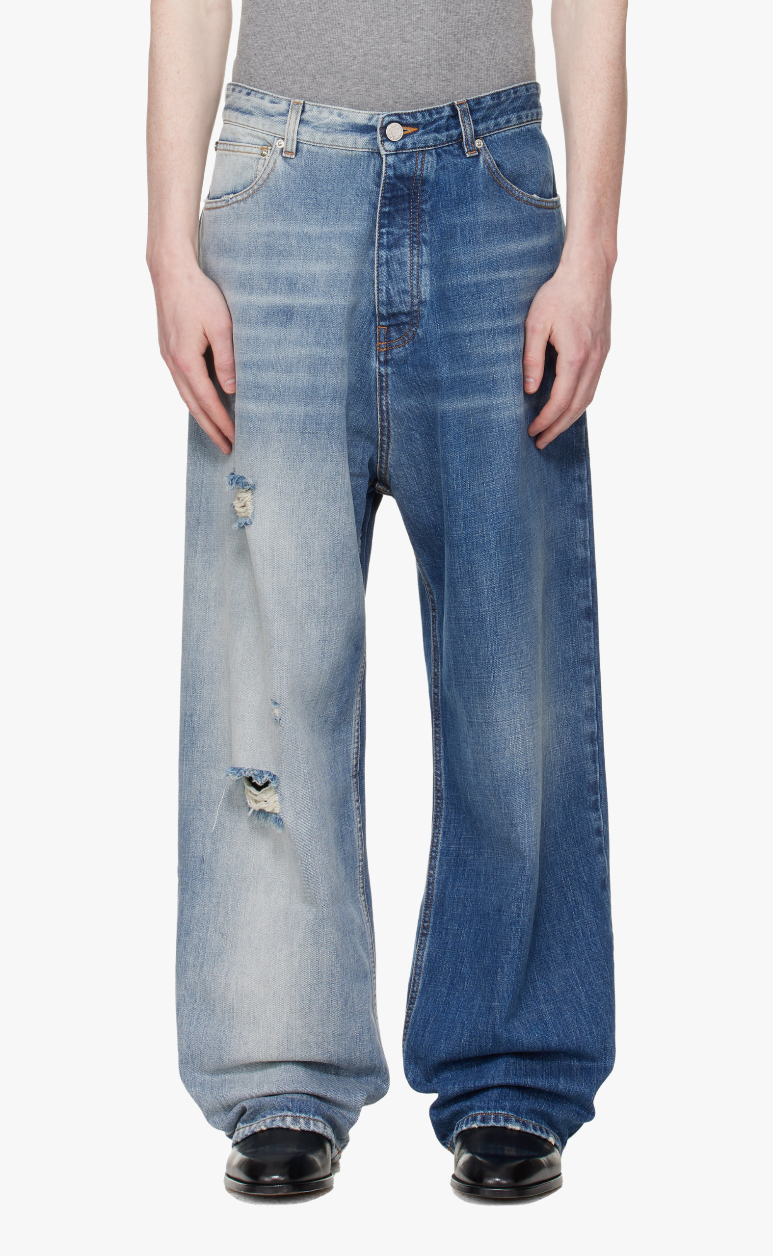 DEGRADE EFFECT BLUE JEANS