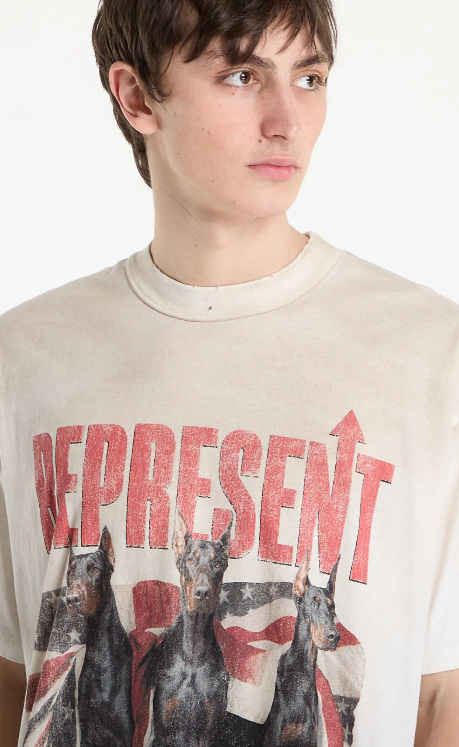 DREAM ON TOUR WASHED ECRU T-SHIRT