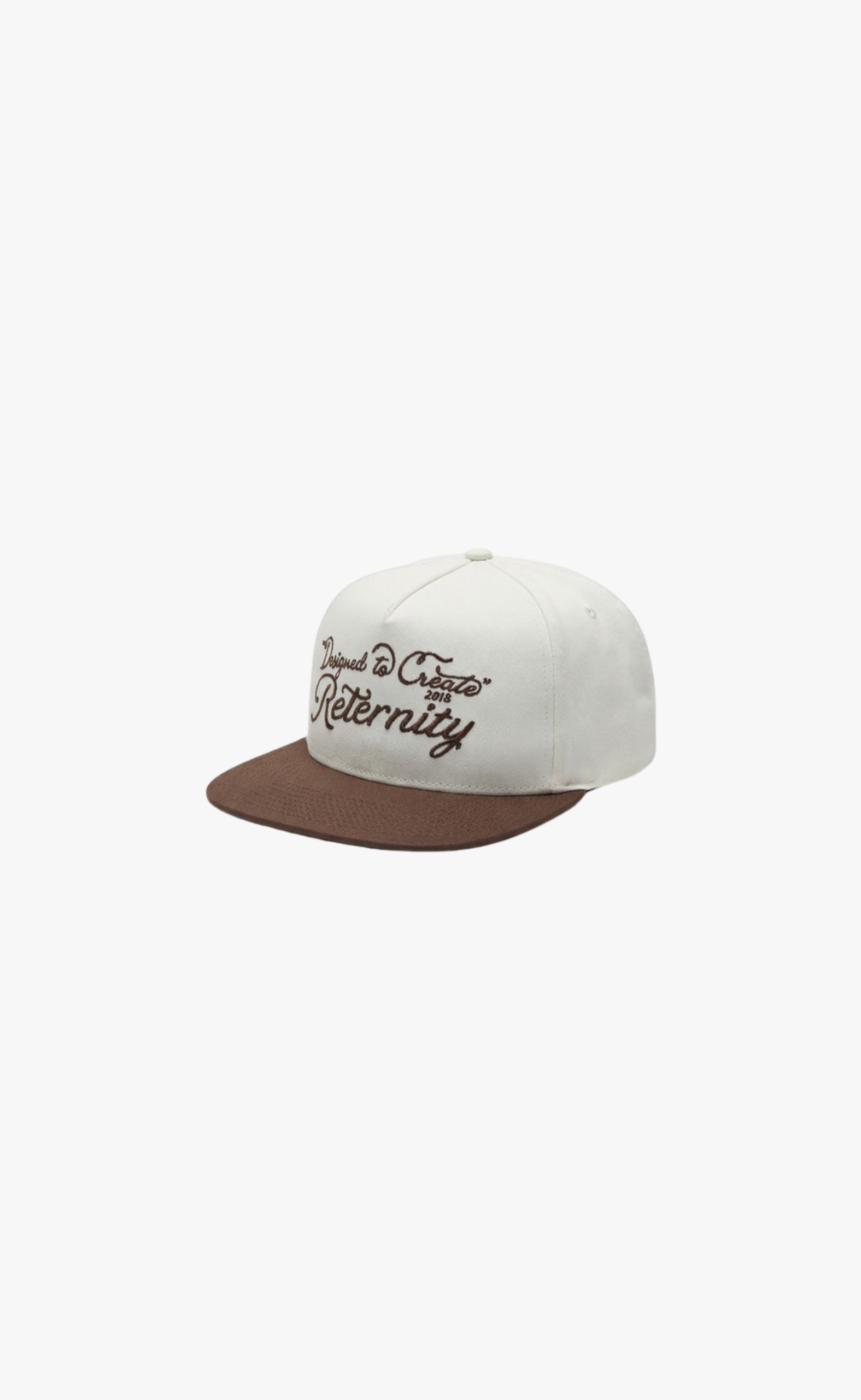 RETERNITY UNSTRUCKTED BROWN CREAM HAT