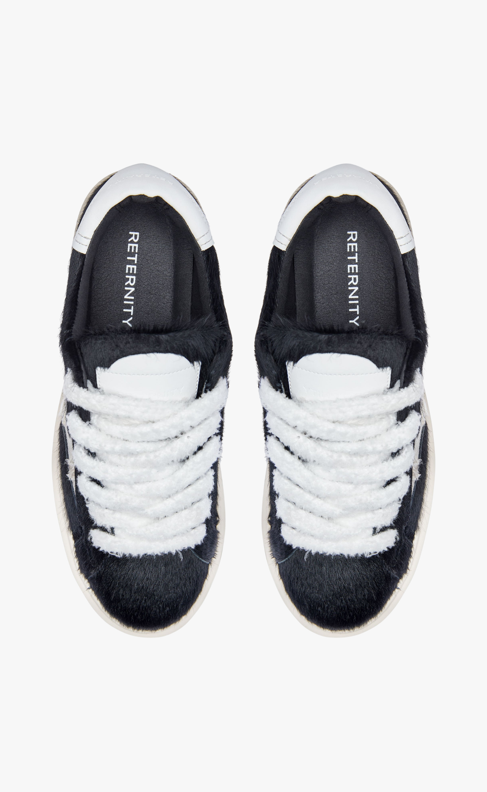 LE PROMENEUR BLACK PONYHAIR SNEAKER