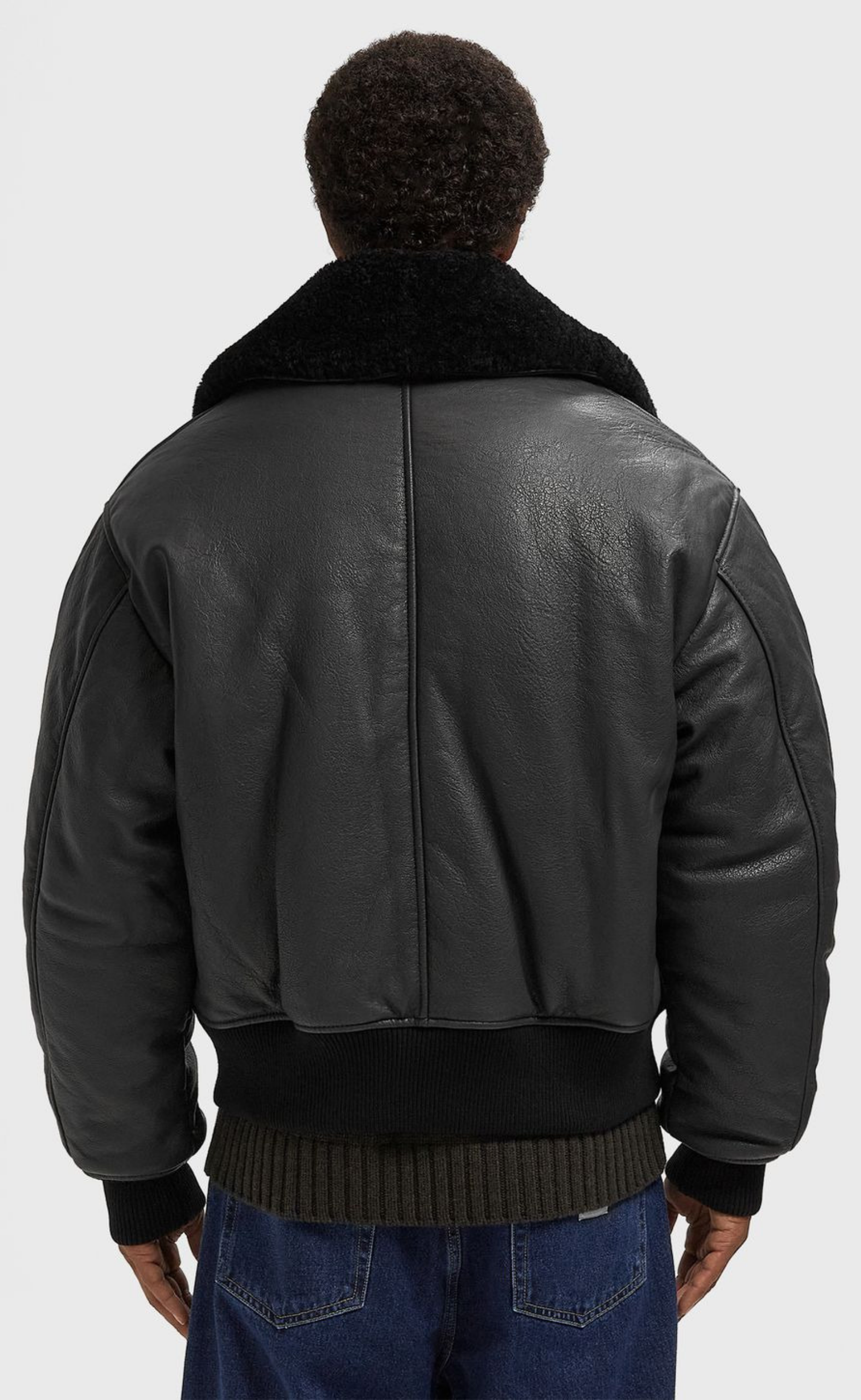 CUIR LEATHER ANTHRACITE JACKET