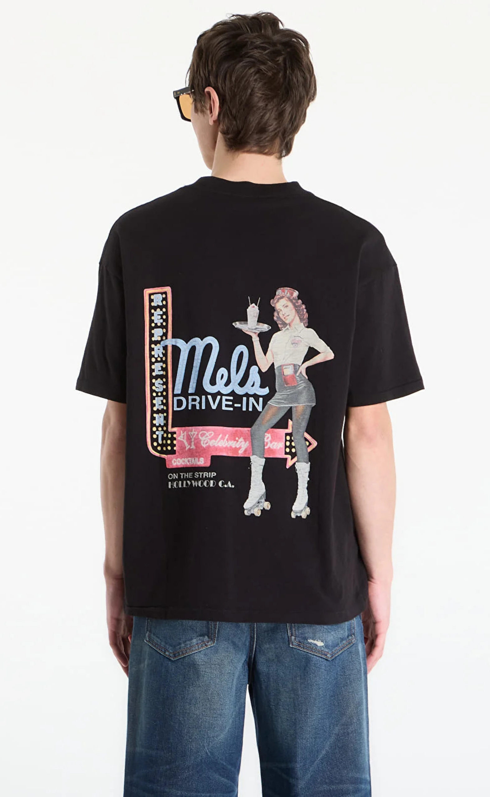 MEL'S DINER JET BLACK T-SHIRT