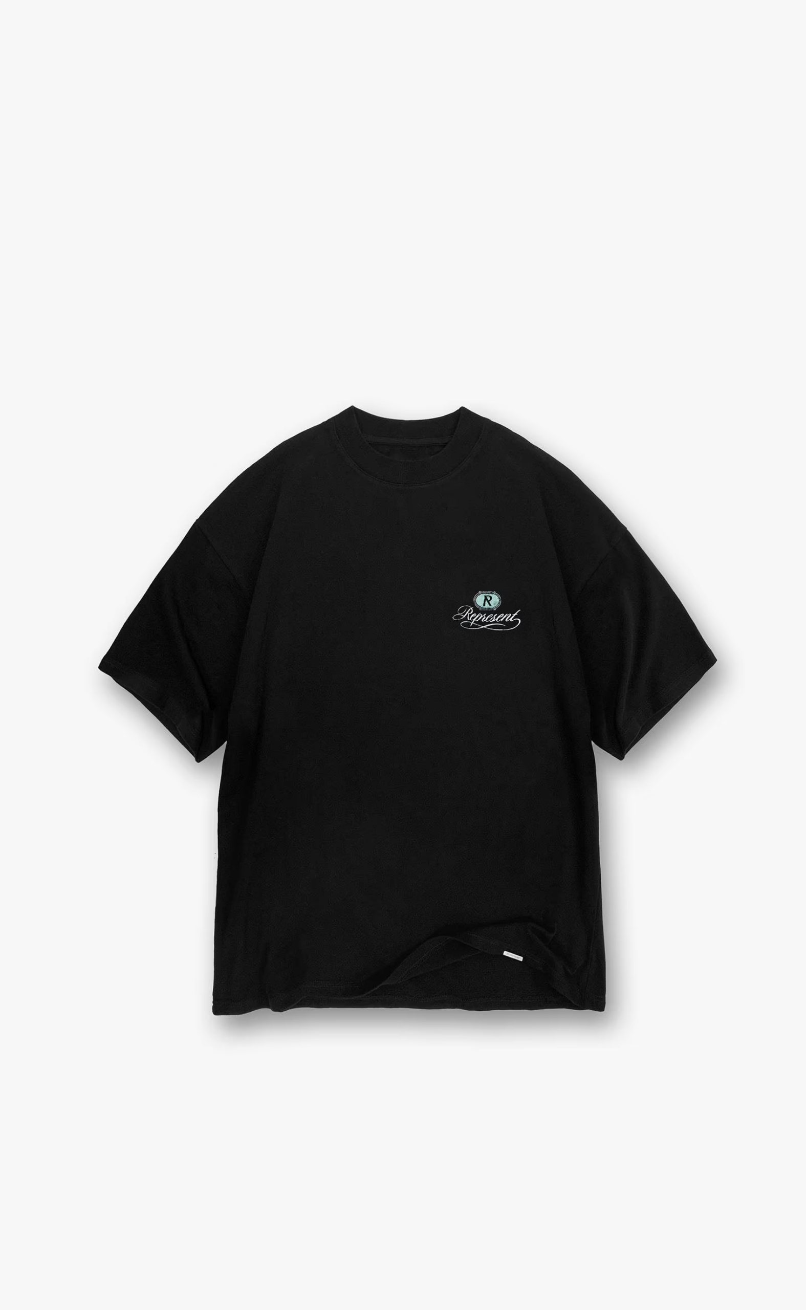 GRAND VINTAGE HAND DRAWN JET BLACK T-SHIRT