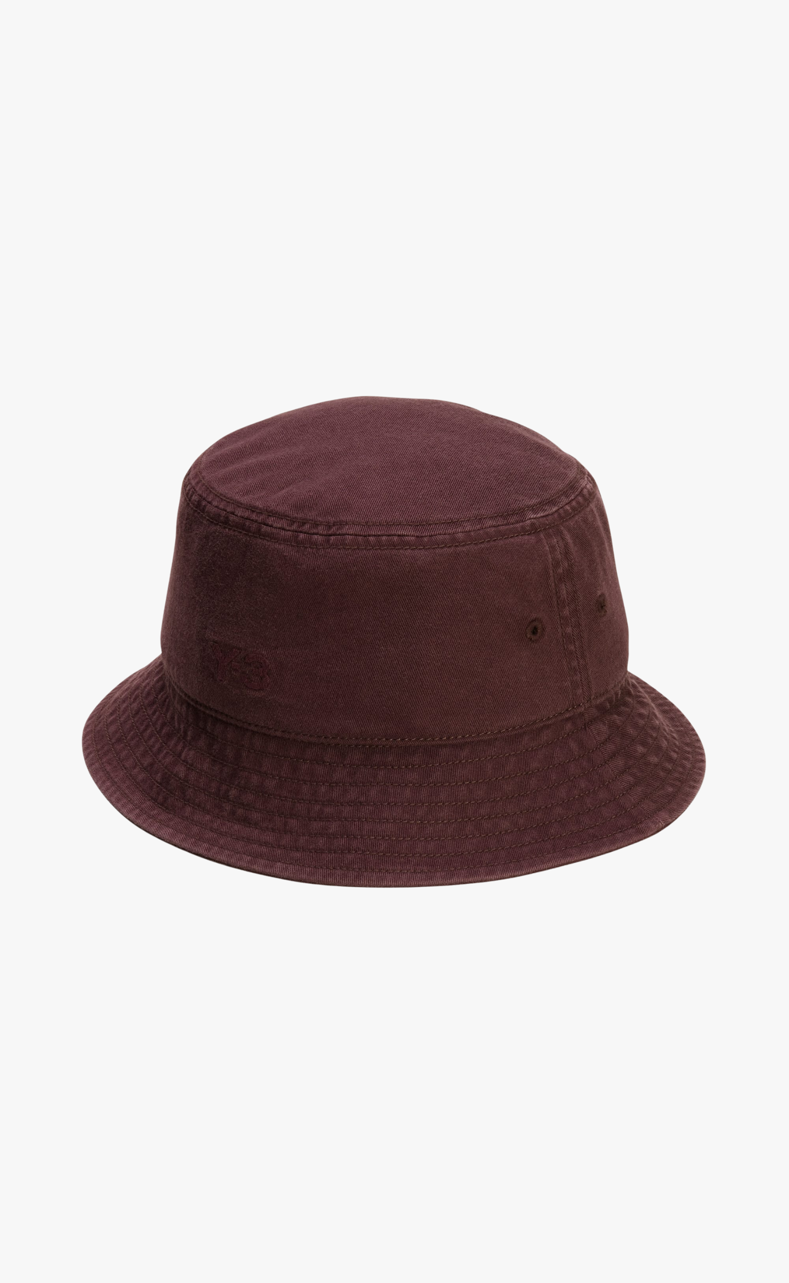 Y-3 BUCKET BURGUNDY HAT