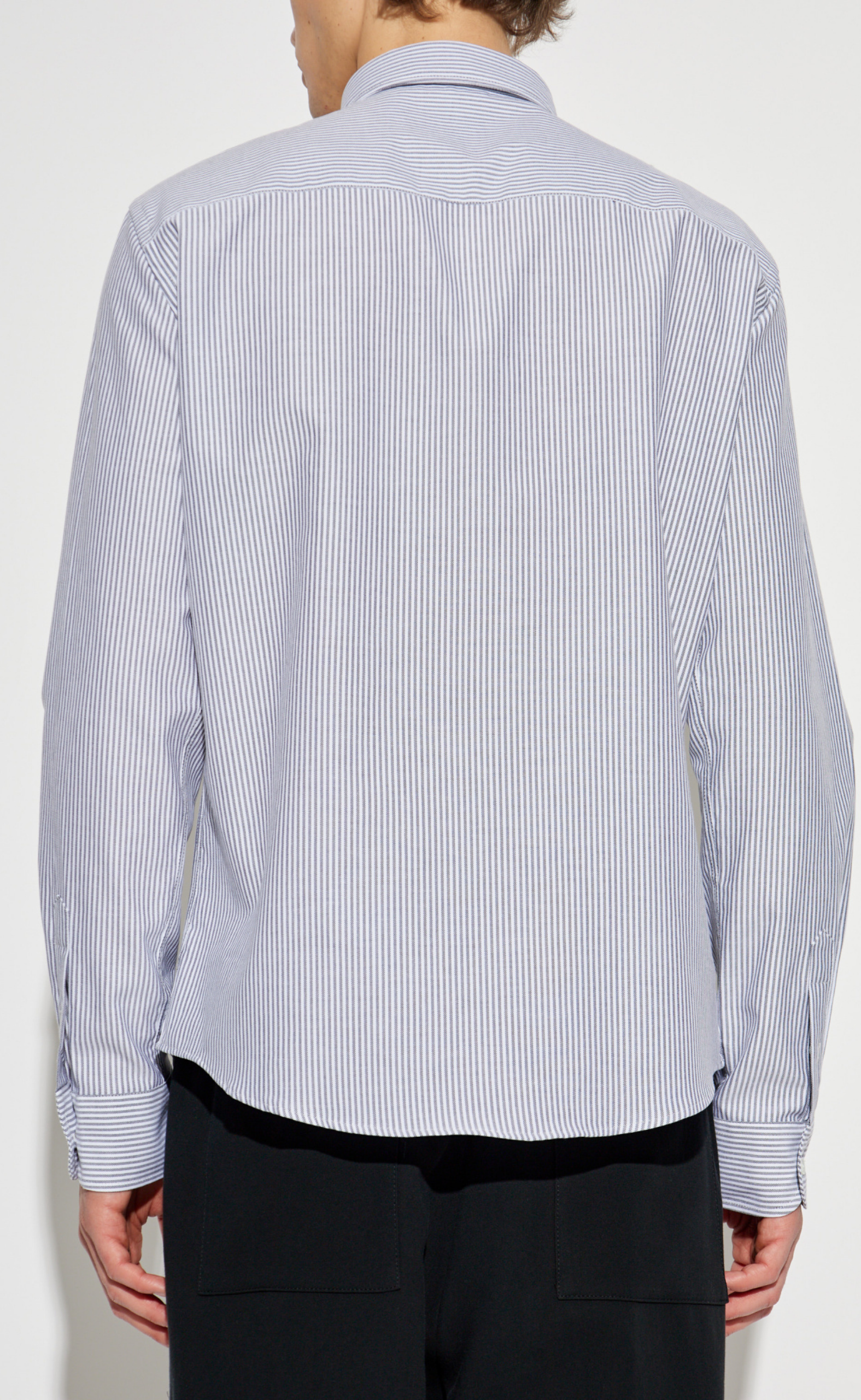 AMI DE COEUR OXFORD STRIPED GREY SHIRT