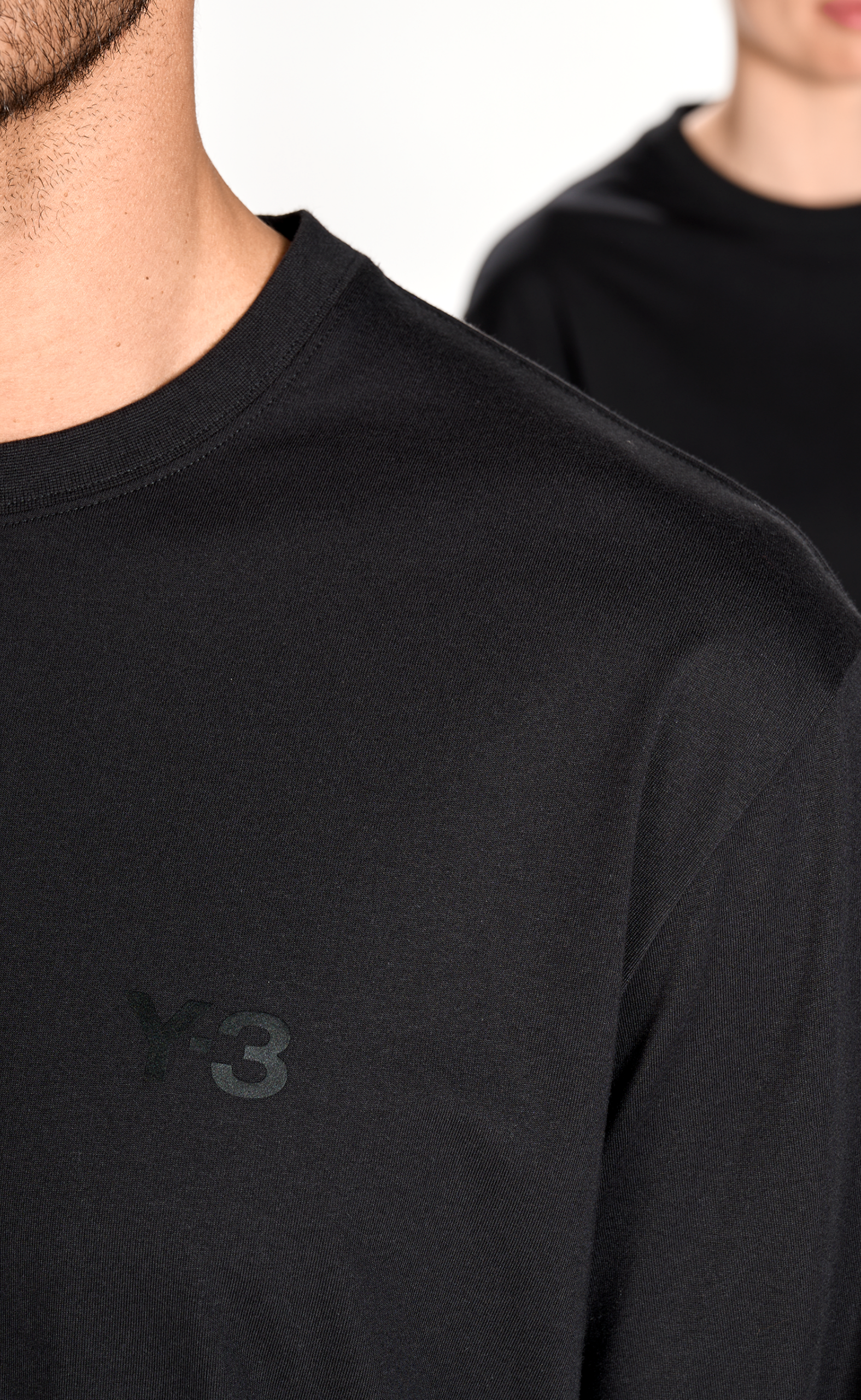 Y-3 LOGO BLACK LONGSLEEVE