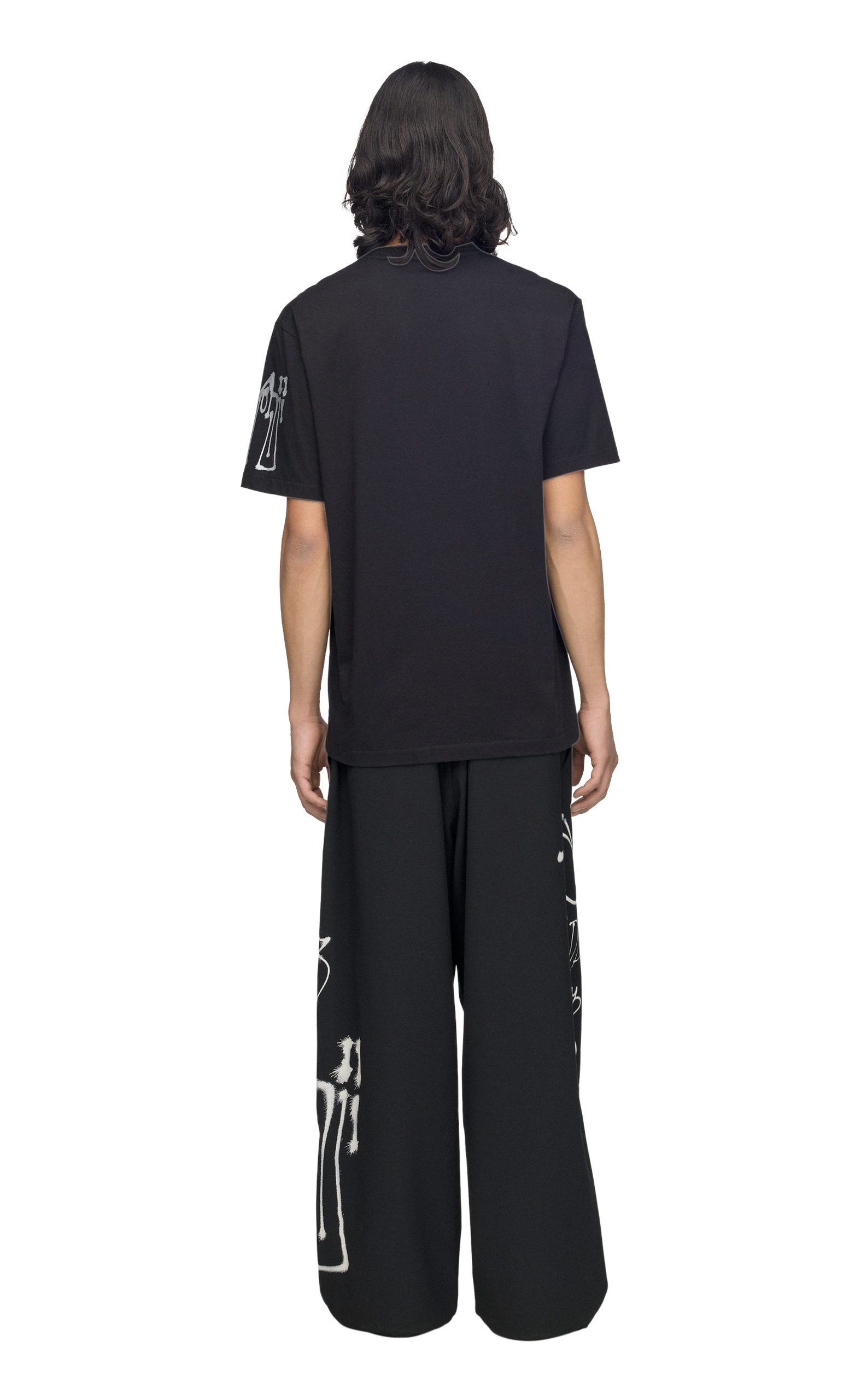 Y-3 CHITO CITY GRAPHIC BLACK T-SHIRT