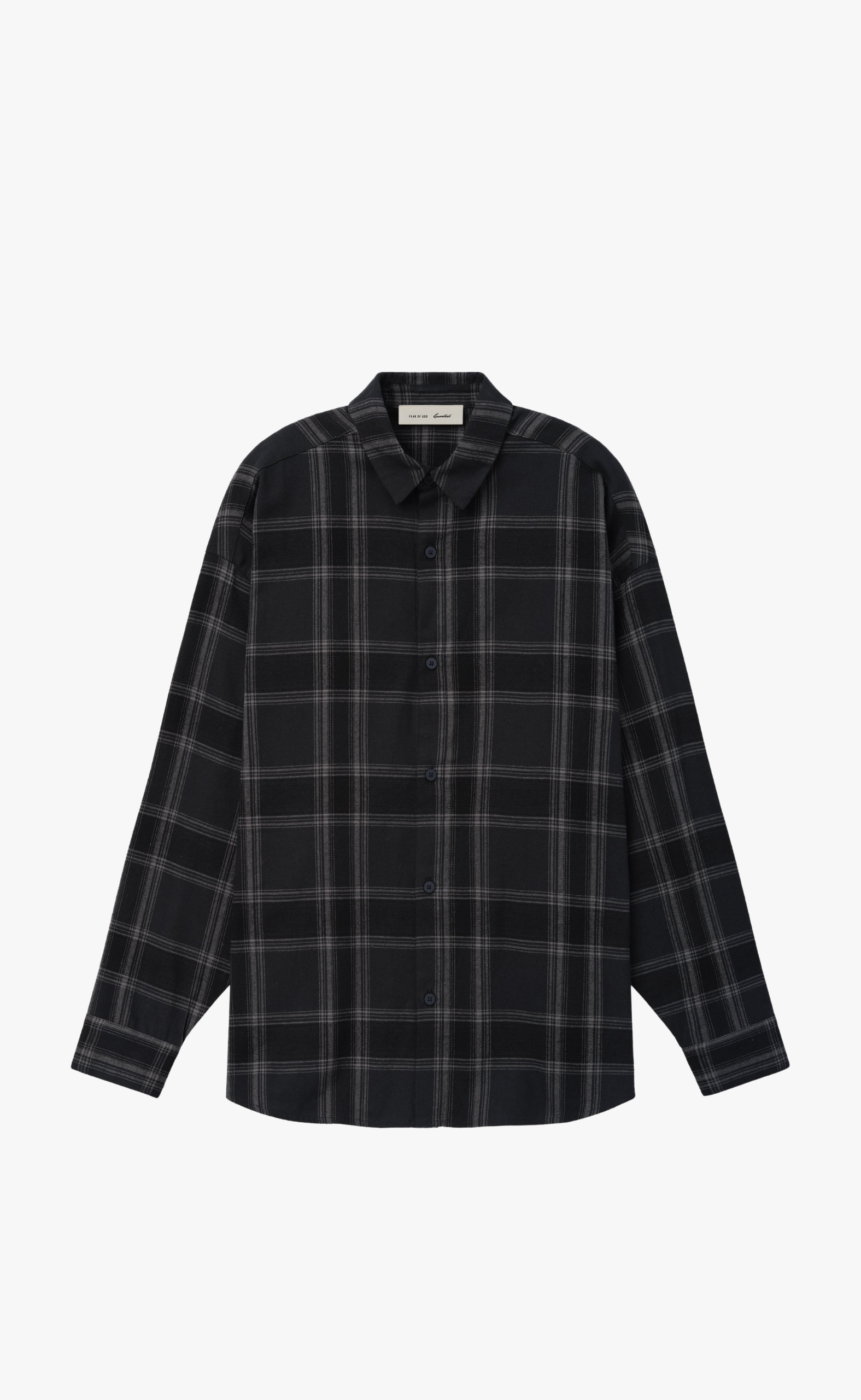 BUTTON UP VINTAGE BLACK SHIRT
