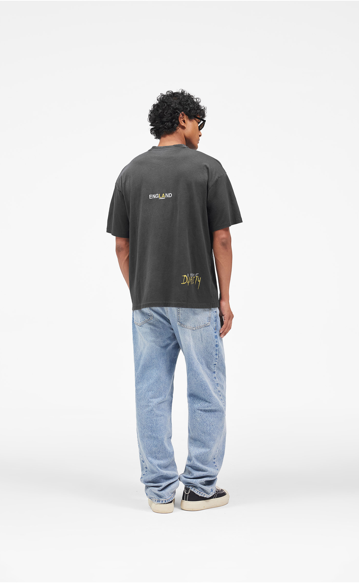 ENEMY WASHED BLACK T-SHIRT