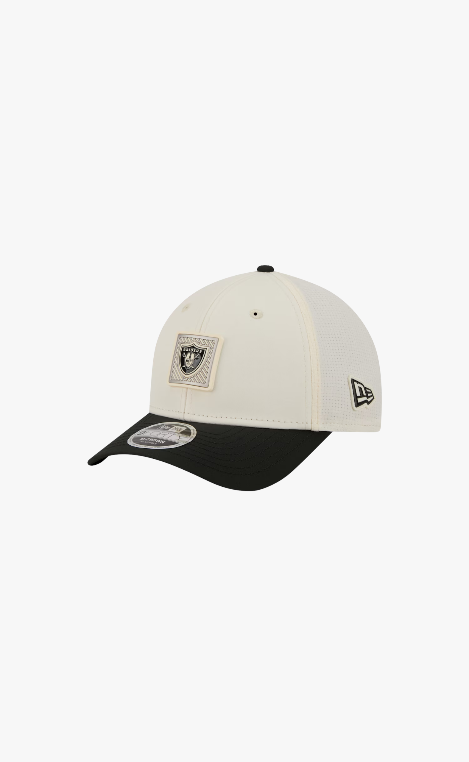 LAS VEGAS RAIDERS 9FORTY CREAM BLACK HAT