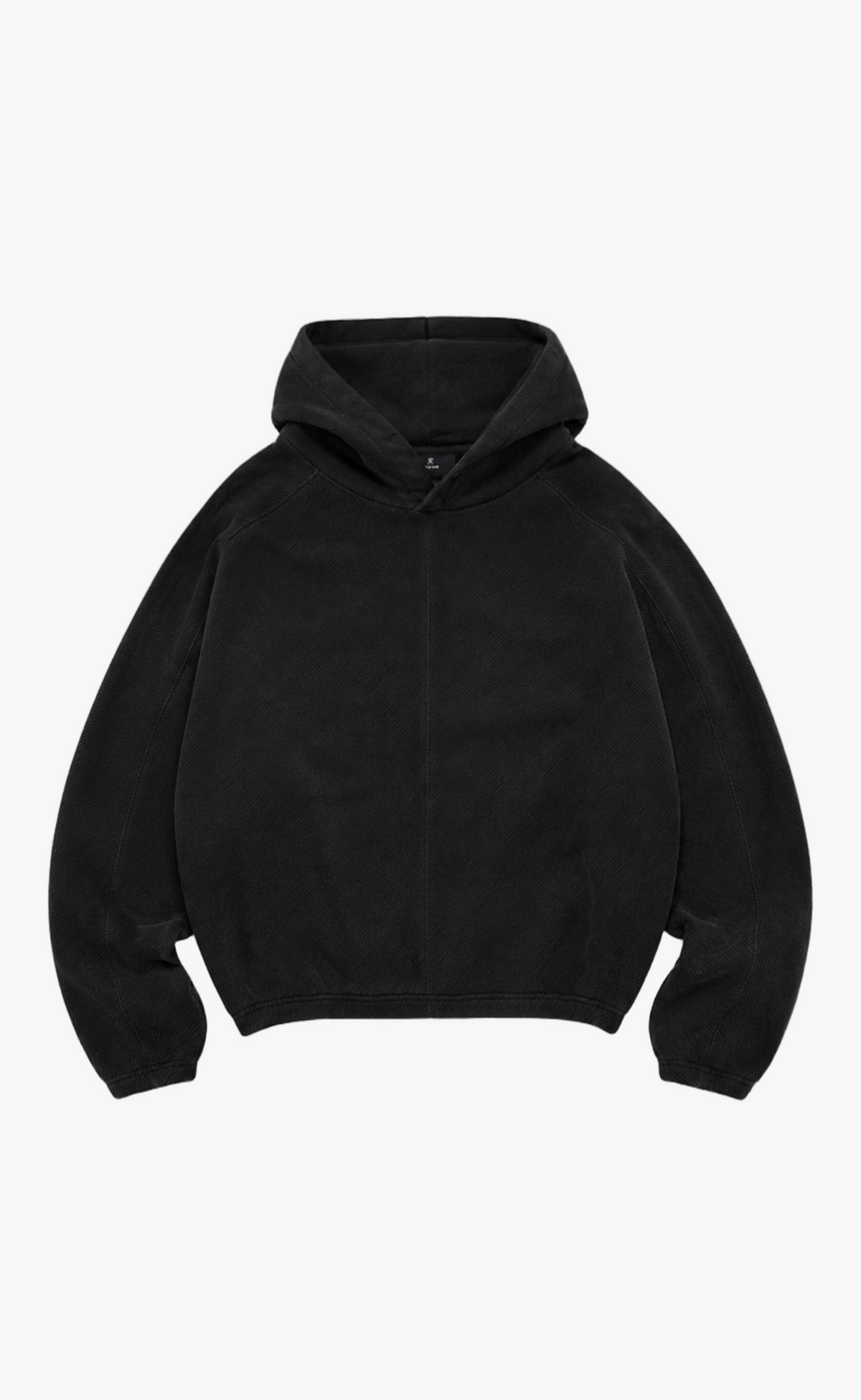 HEAVYWEIGHT BLACK HOODIE