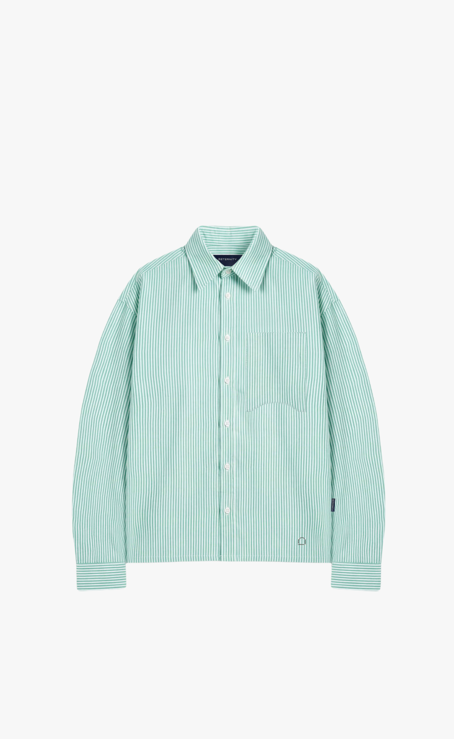 SIGNE GREEN STRIPED SHIRT
