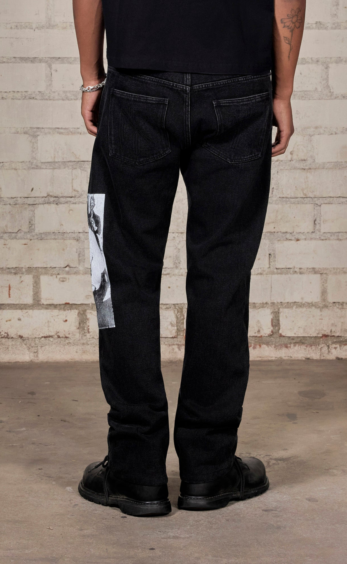 DIY STRAIGHT LEG BLACK PANTS