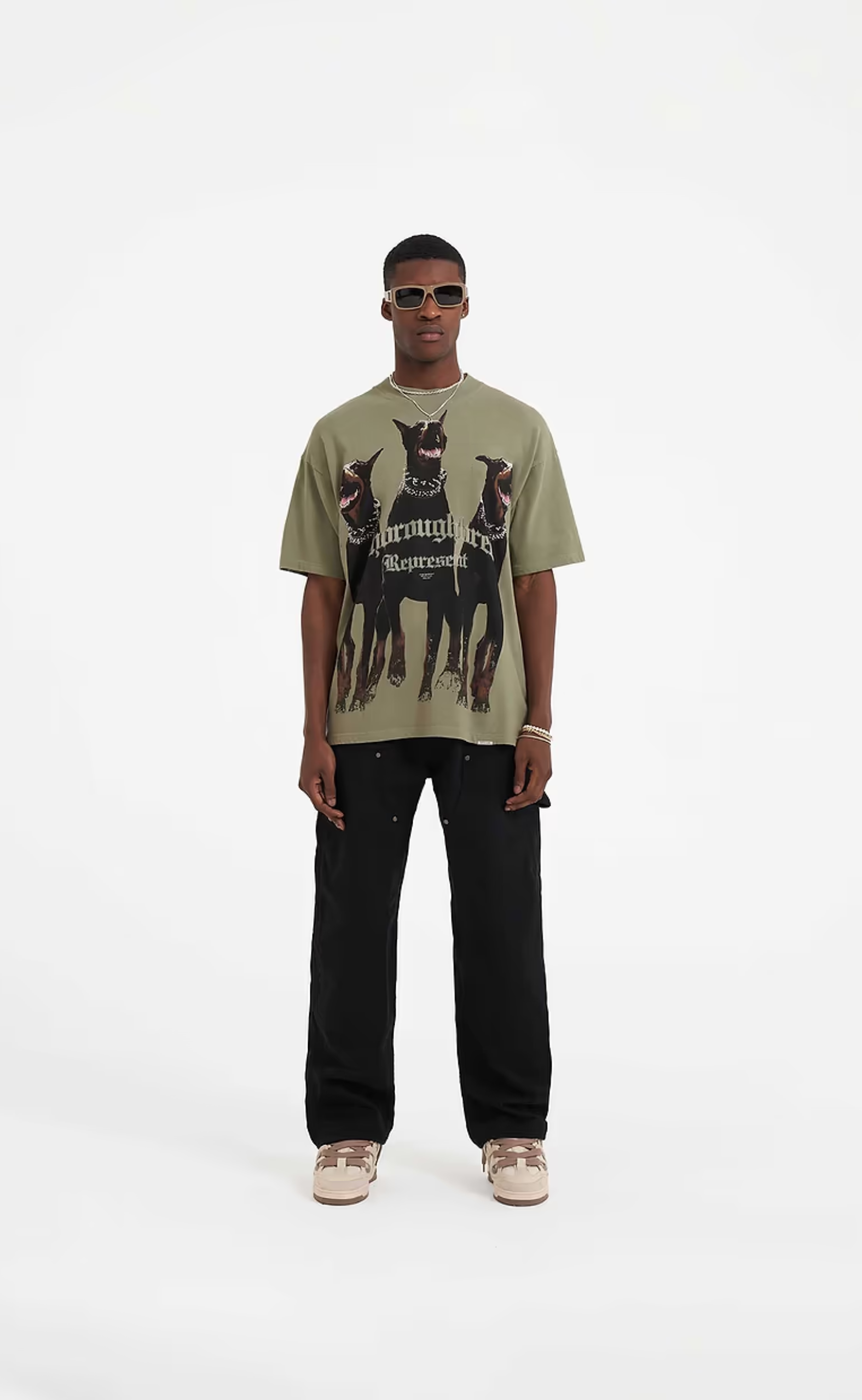 THOROUGHBRED KHAKI T-SHIRT