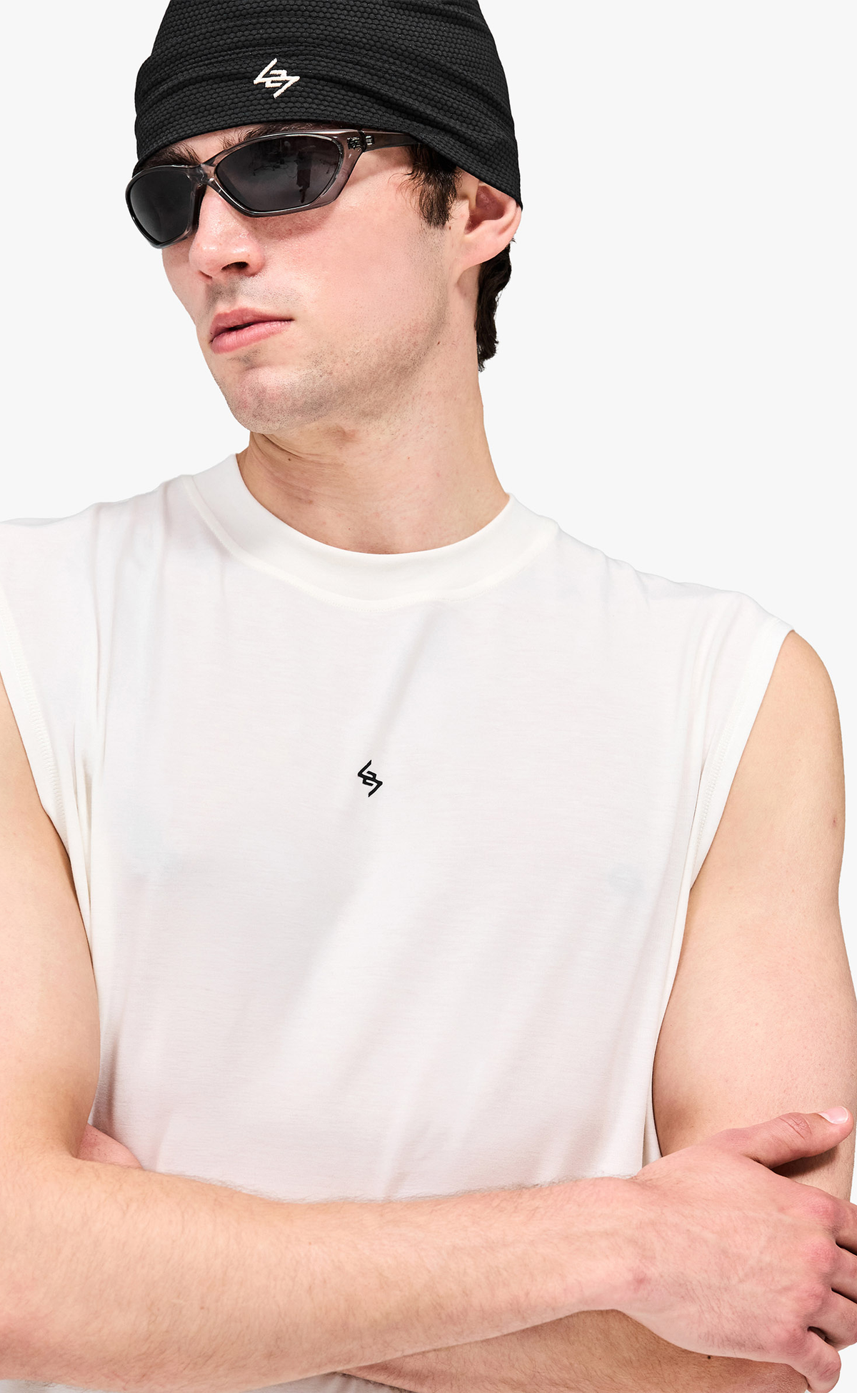 247 DNA OVERSIZED FLAT WHITE TANK TOP