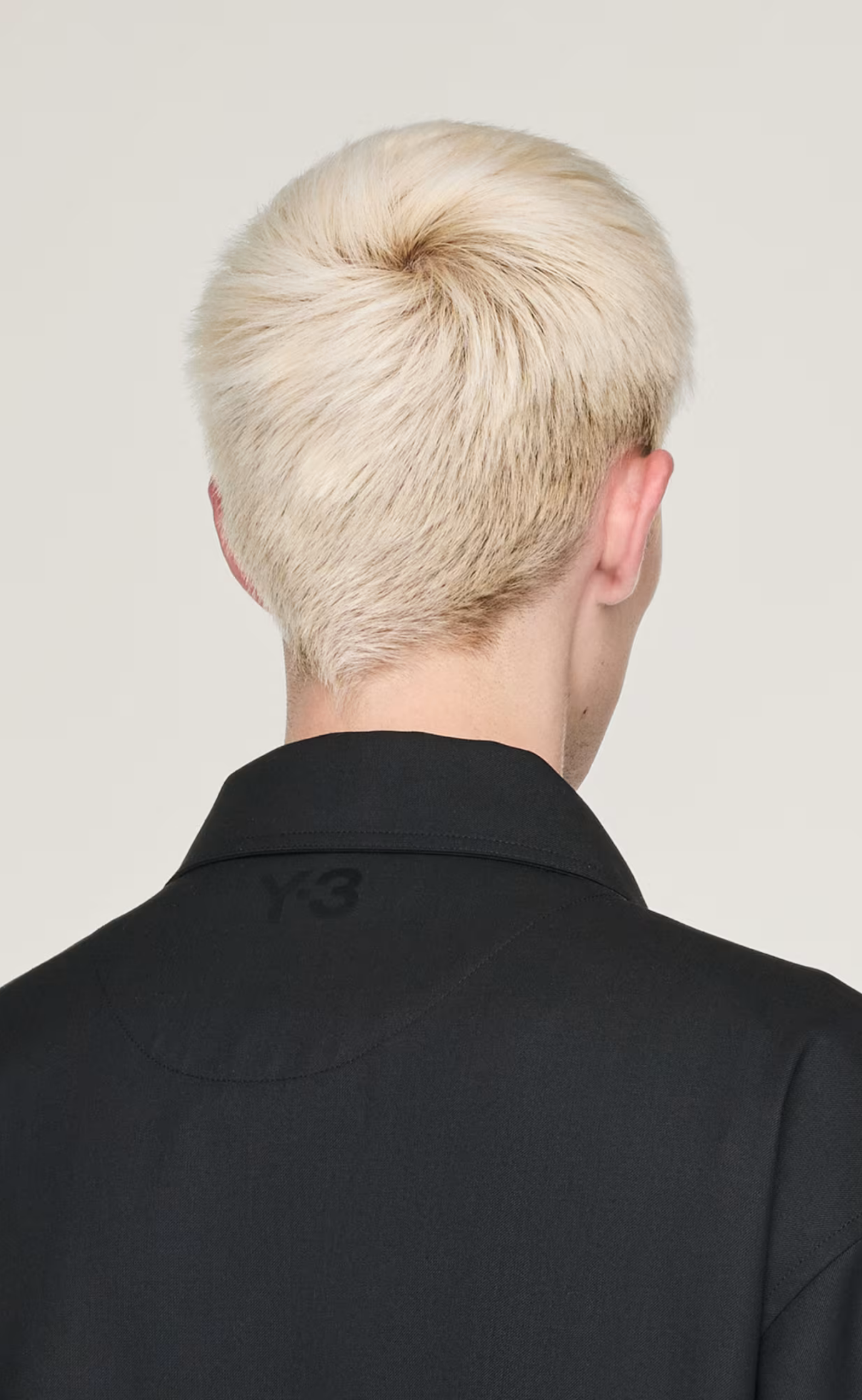 REFINED WOOL BLOUSON BLACK JACKET
