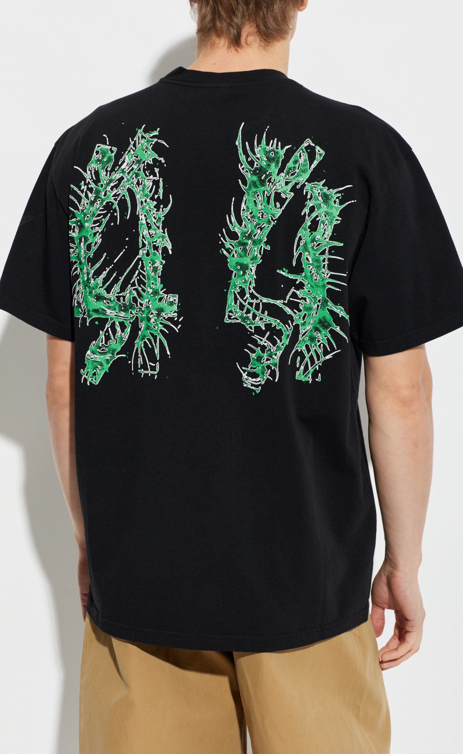 CENTIPEDE BLACK GREEN T-SHIRT