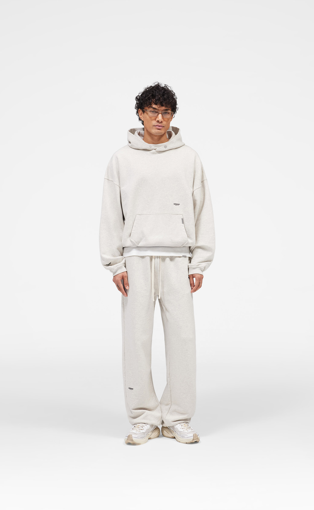 MICRO OWNERS CLUB CREAM MARL SWEATPANTS