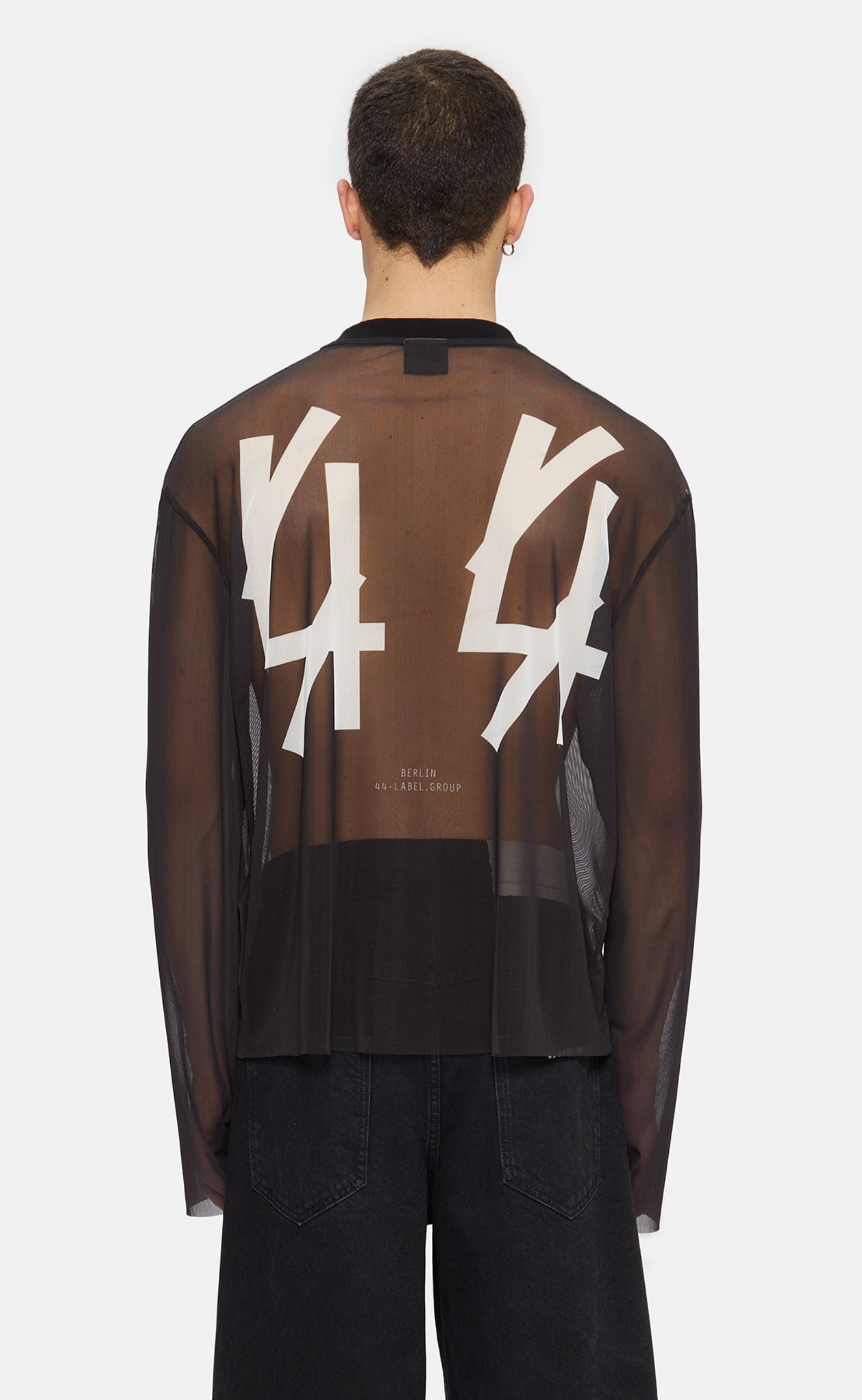 CLASSIC MESH BLACK LONGSLEEVE