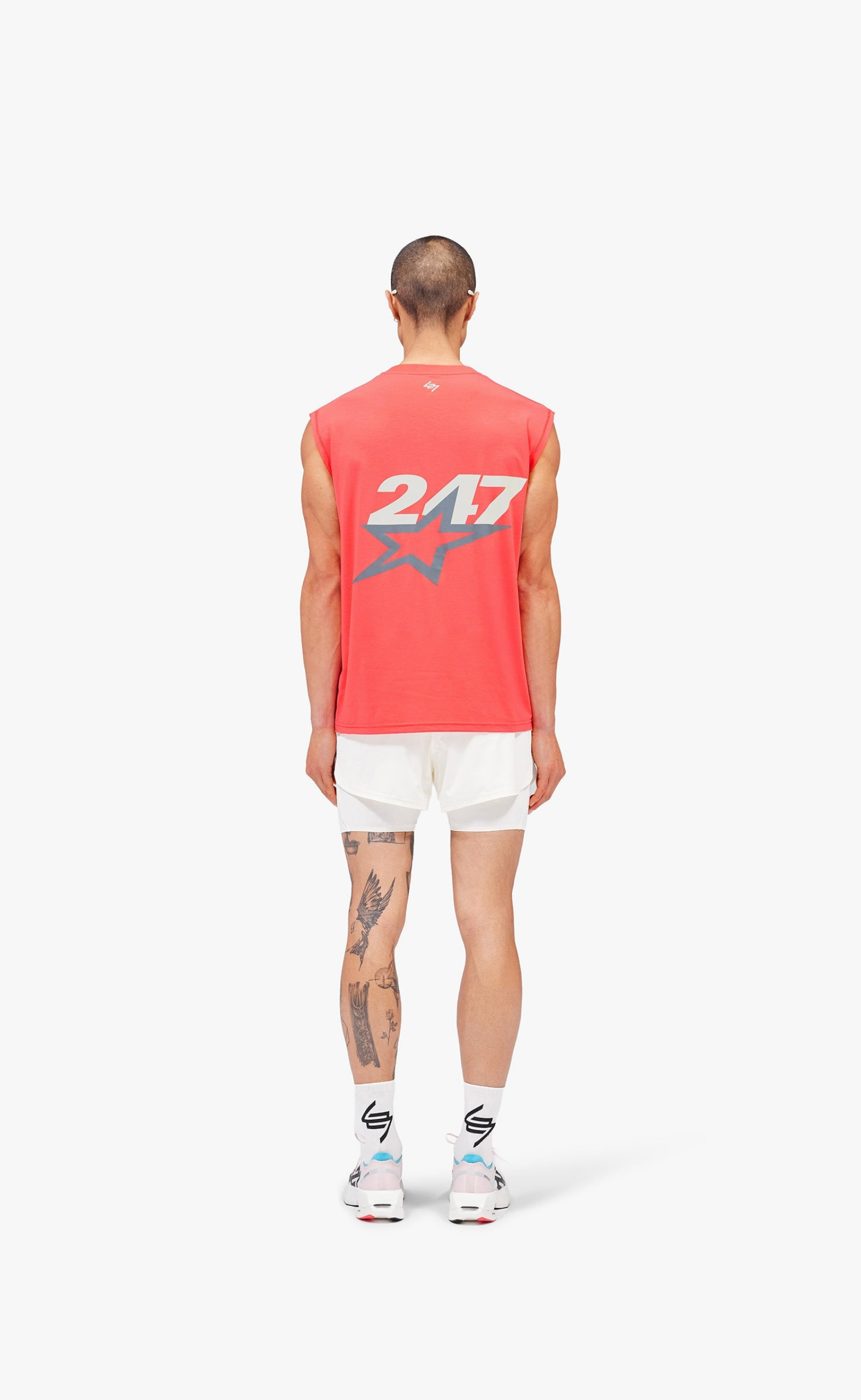 TEAM 247 STAR OS RACING RED TANK TOP