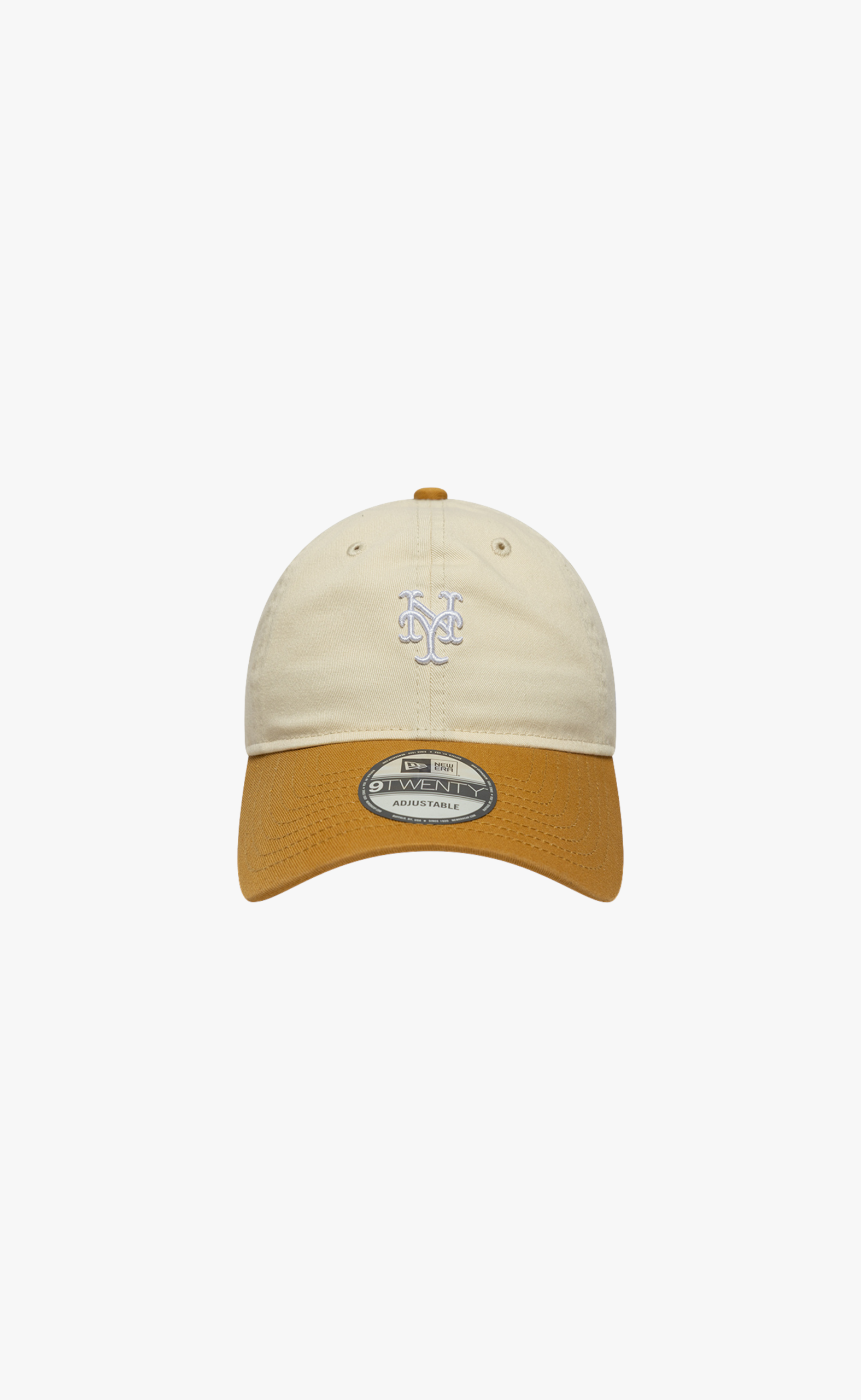 NEW YORK METS MINI WASHED CONTRAST 9TWENTY CREAM OCHRE HAT