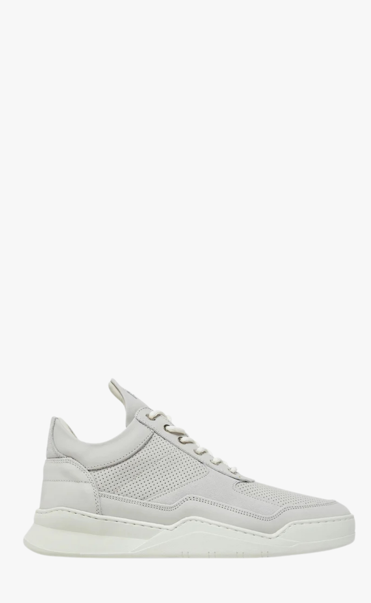 LOW TOP GHOST PANEL ALL WHITE