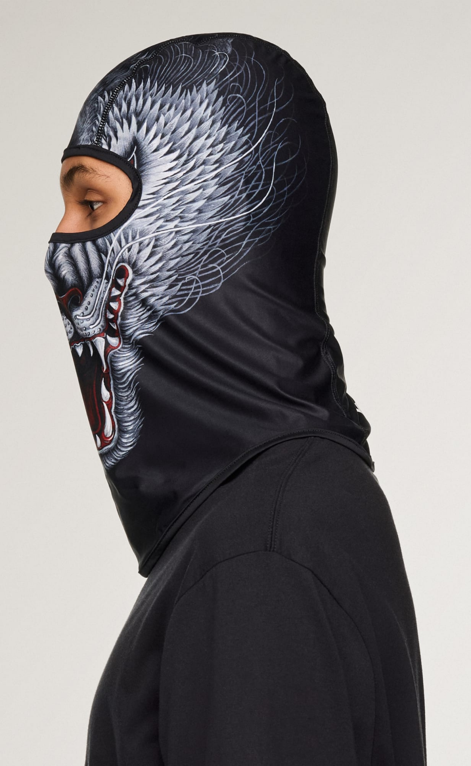 F1 MERCEDES WOLF BLACK BALACLAVA