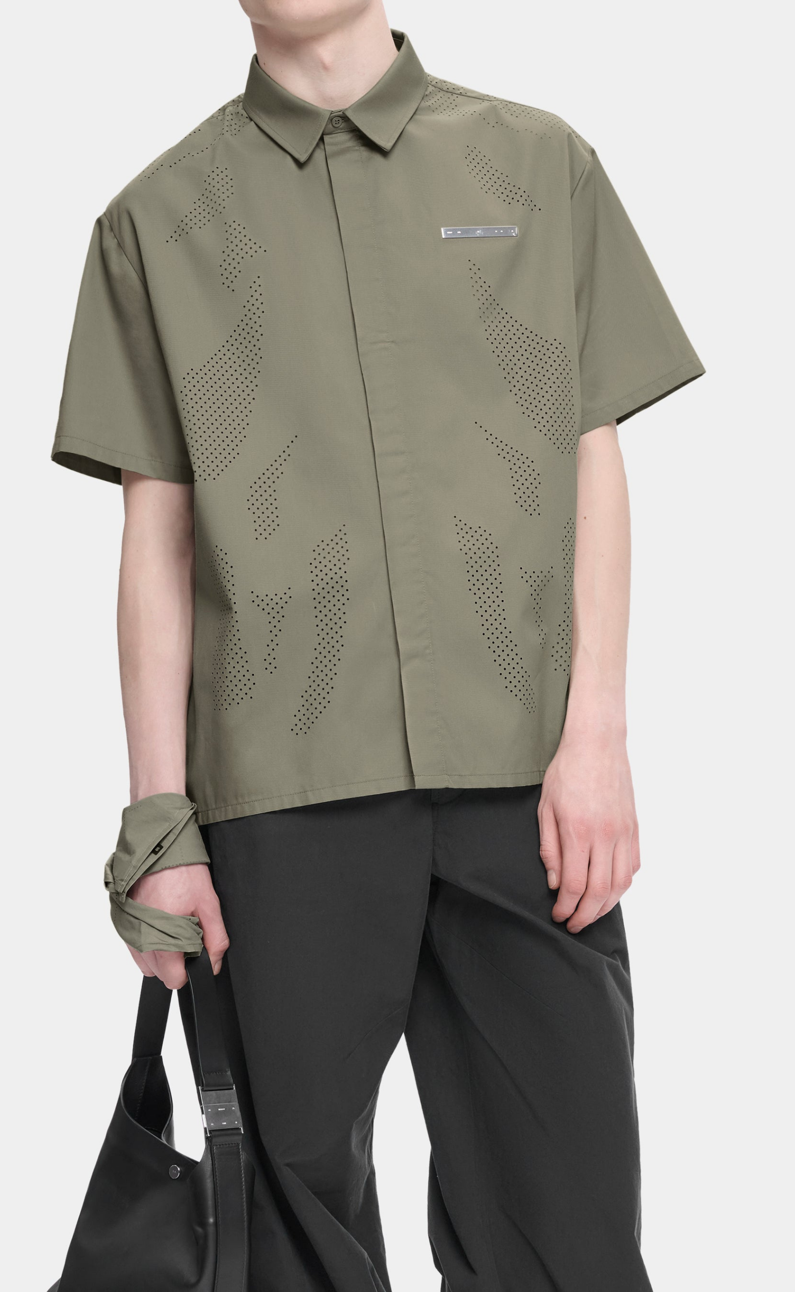 ALSORAN SS LIGHT DUSTY GREEN SHIRT