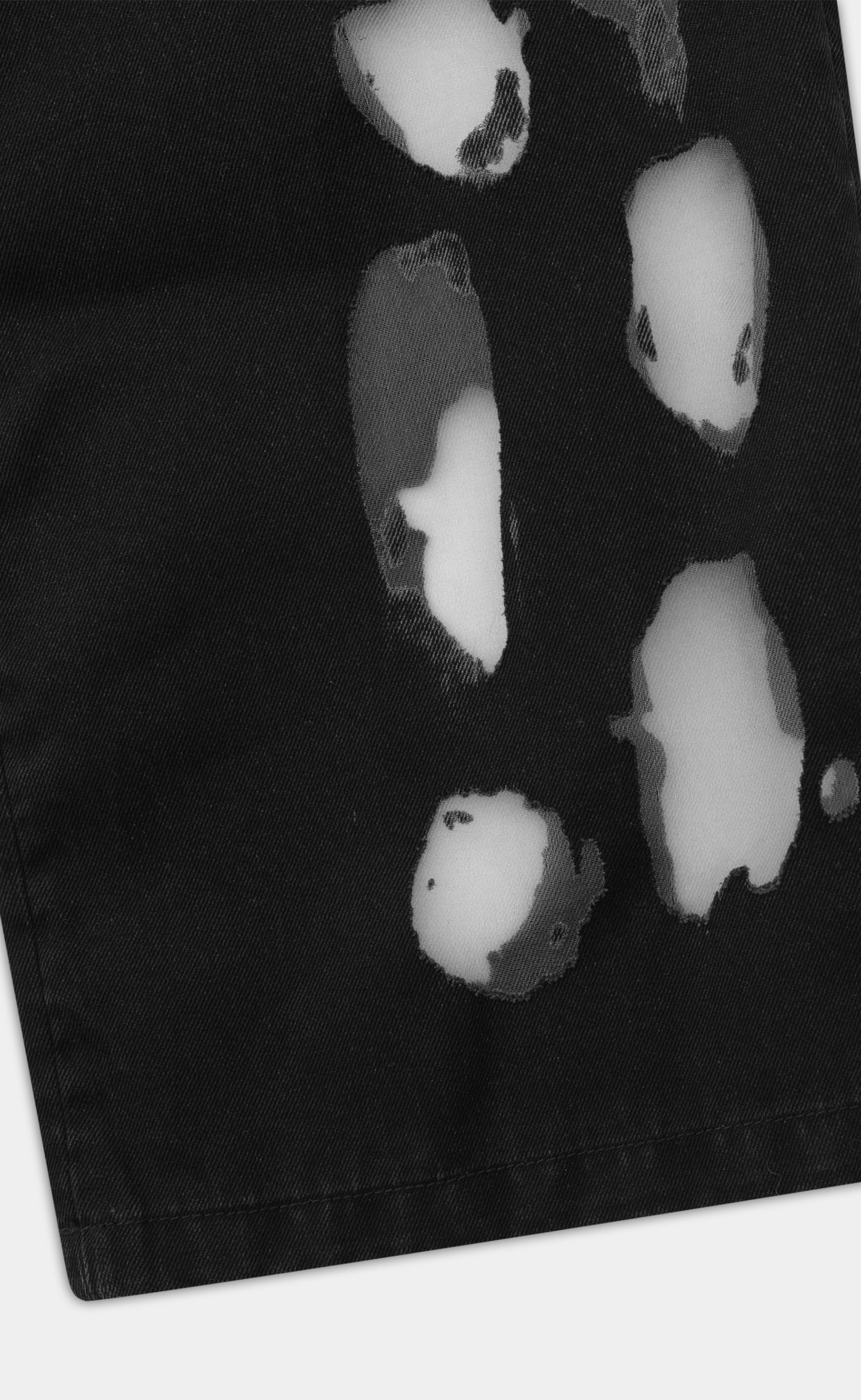 GALLOP DENIM BLACK TROUSERS