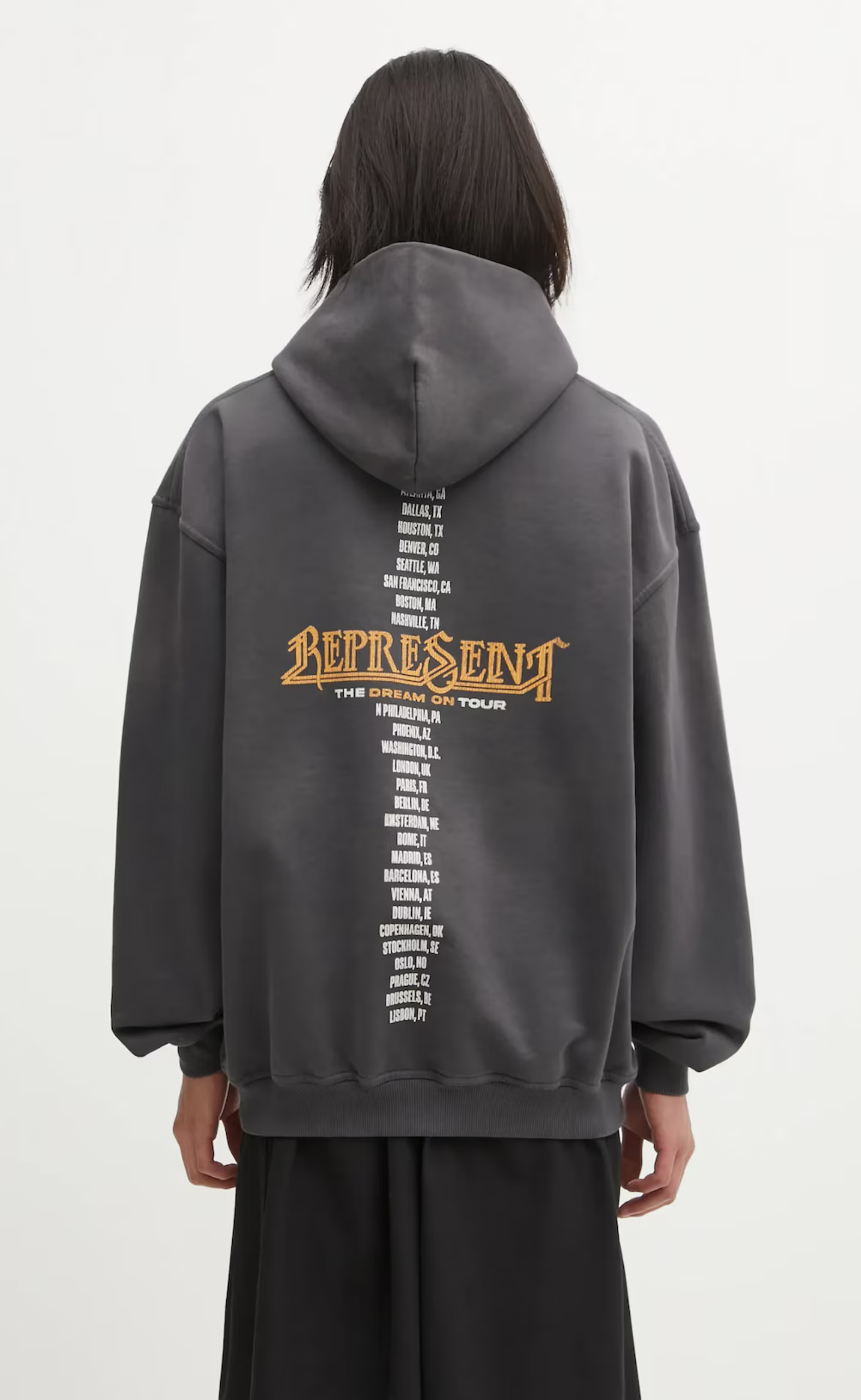 GOLDEN TOUR SUN FADE GREY HOODIE