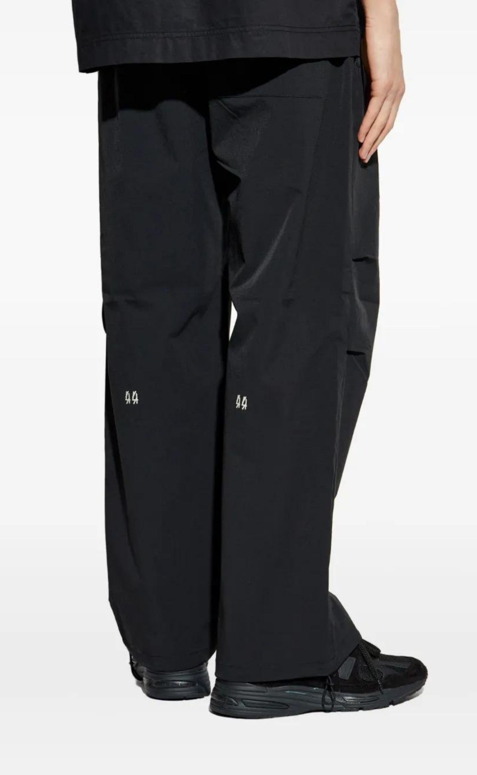 ID DRAWSTRING BLACK SWEATPANTS